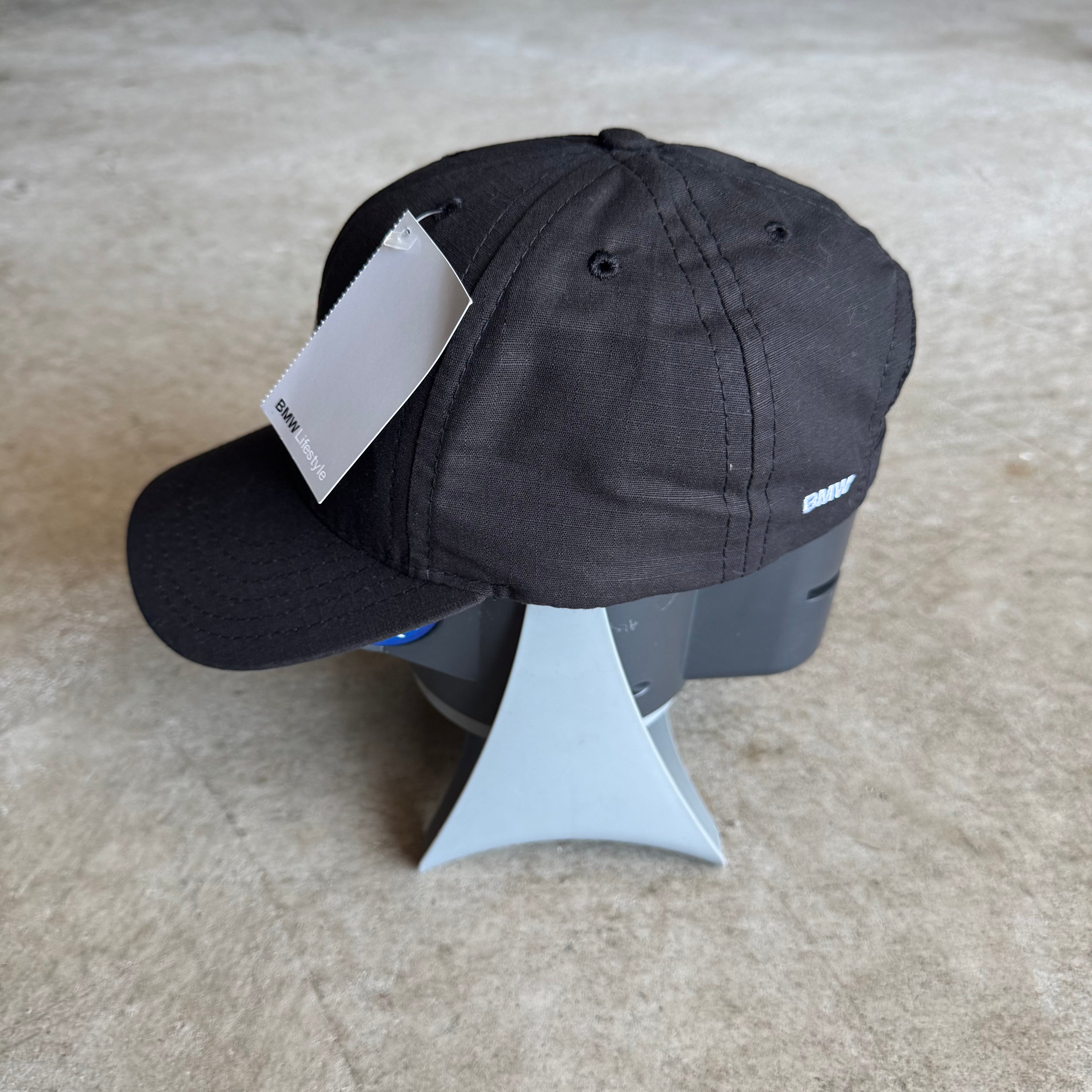 90s BMW Lifetstyle M Power Black Adjustable Strapback Hat