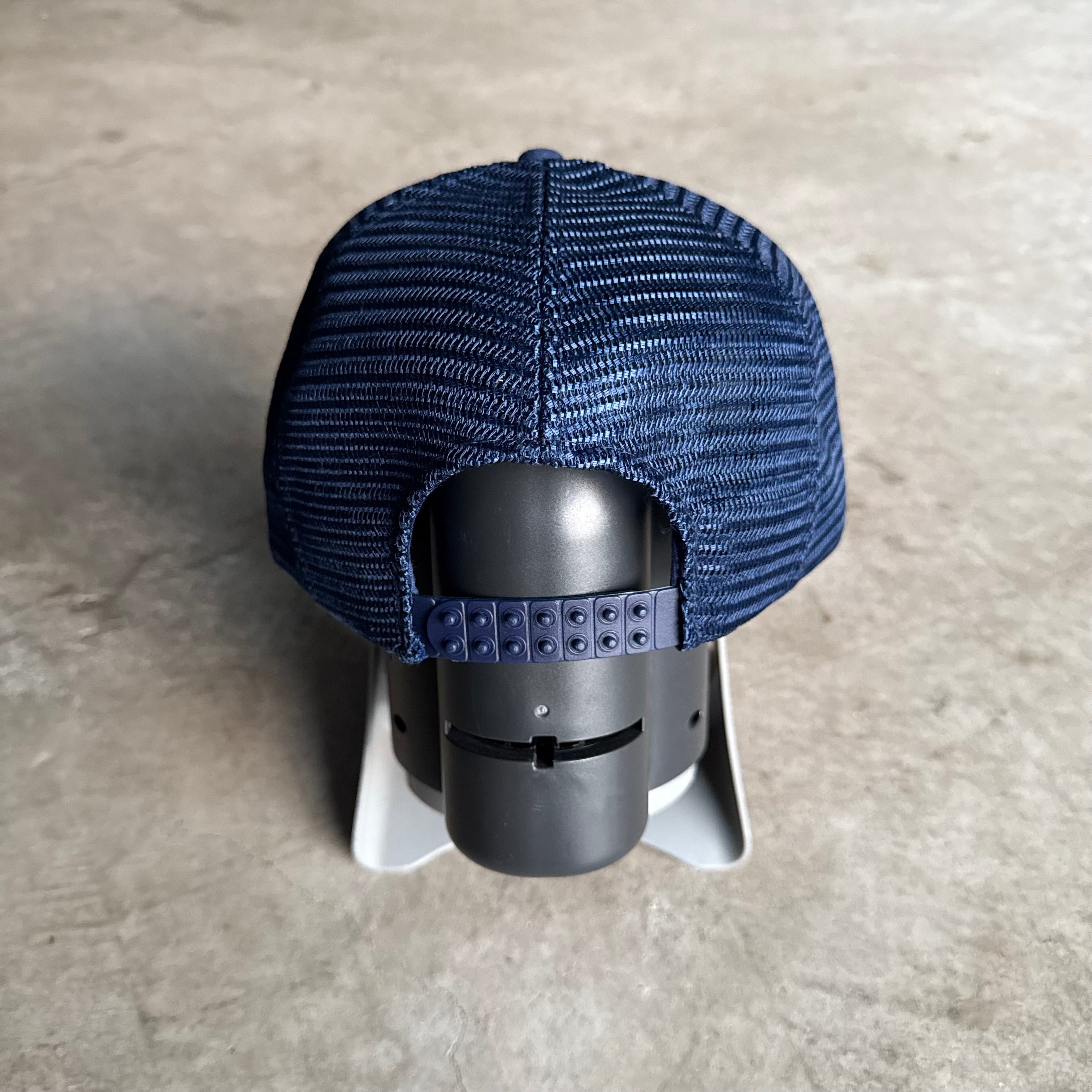 80s John Hicks Porsche + Audi Navy Mesh Adjustable Trucker Hat