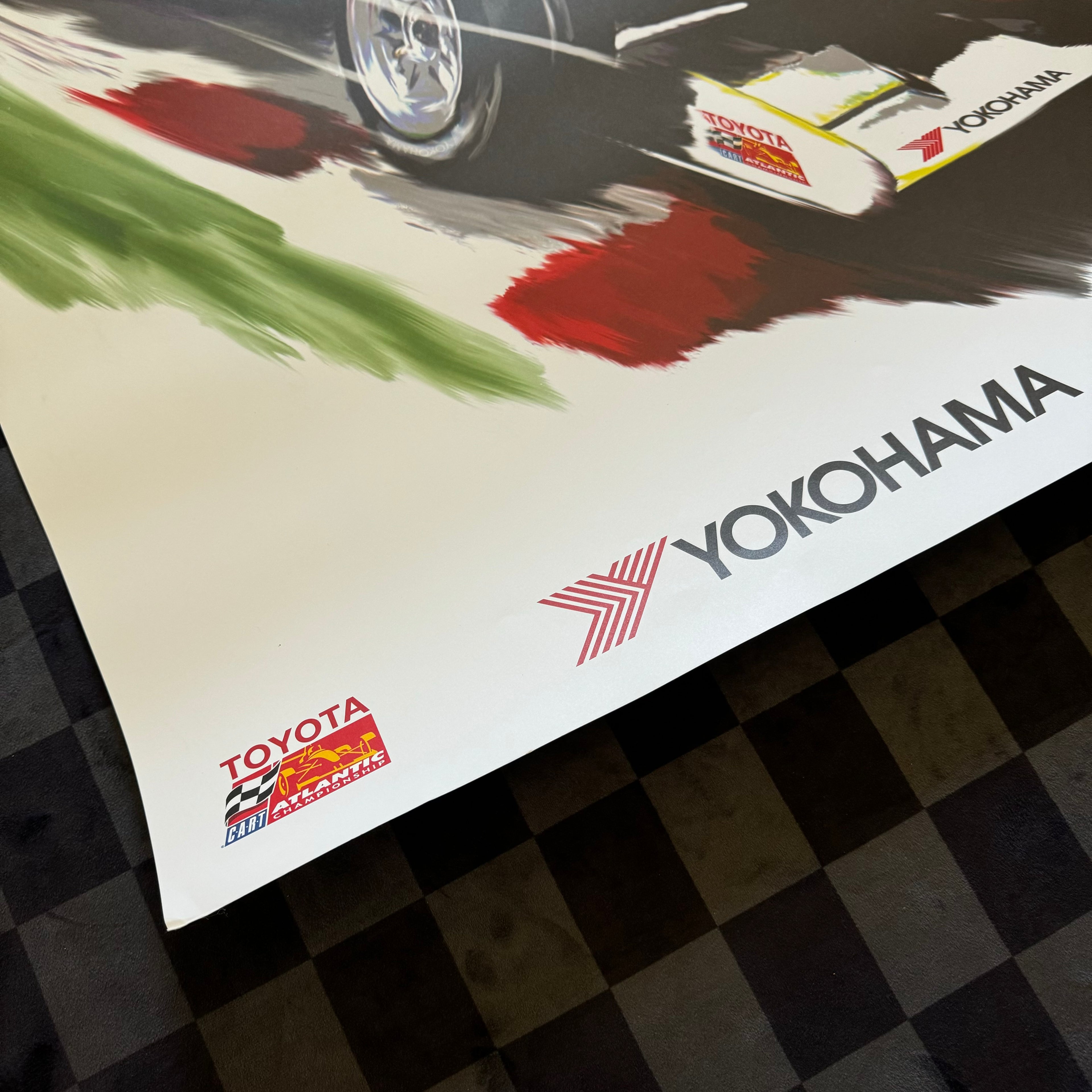 Original Yokohama Toyota CART Atlantic Championship Race Poster