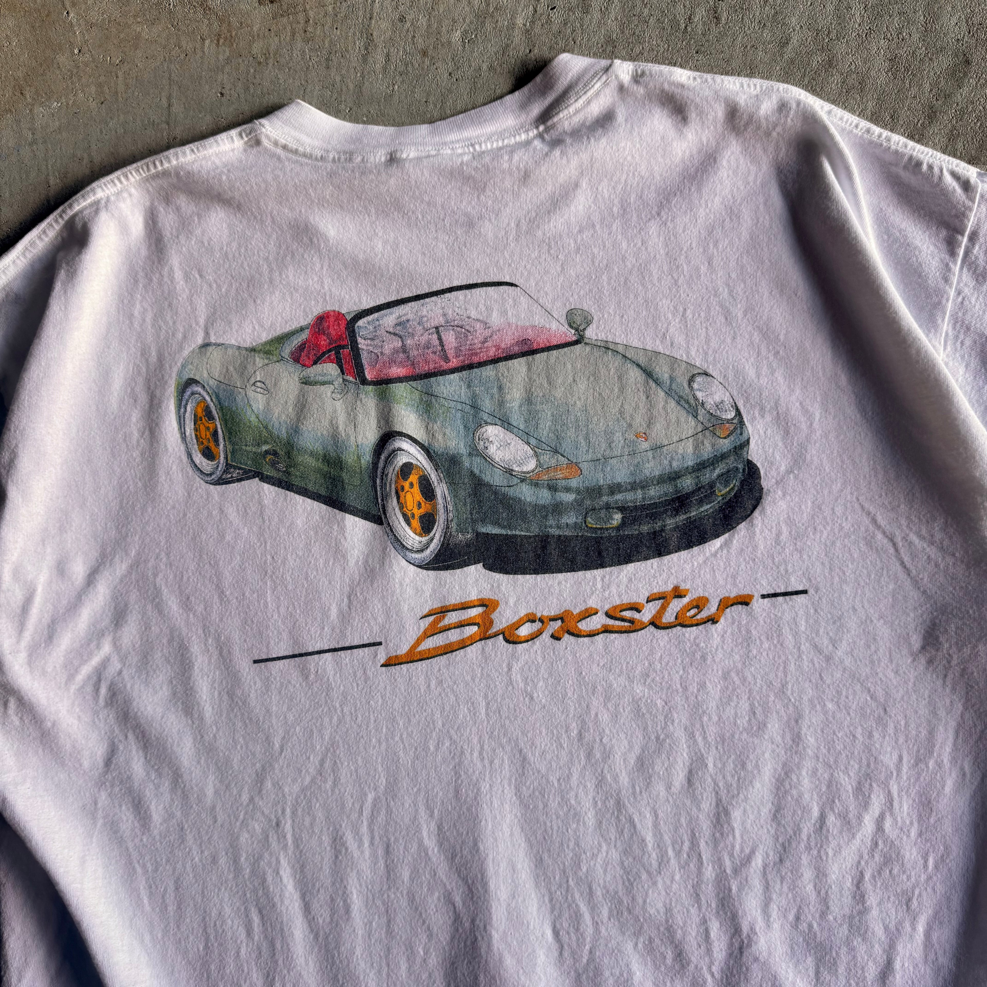 90s Porsche 996 Boxster White T Shirt (XXL)