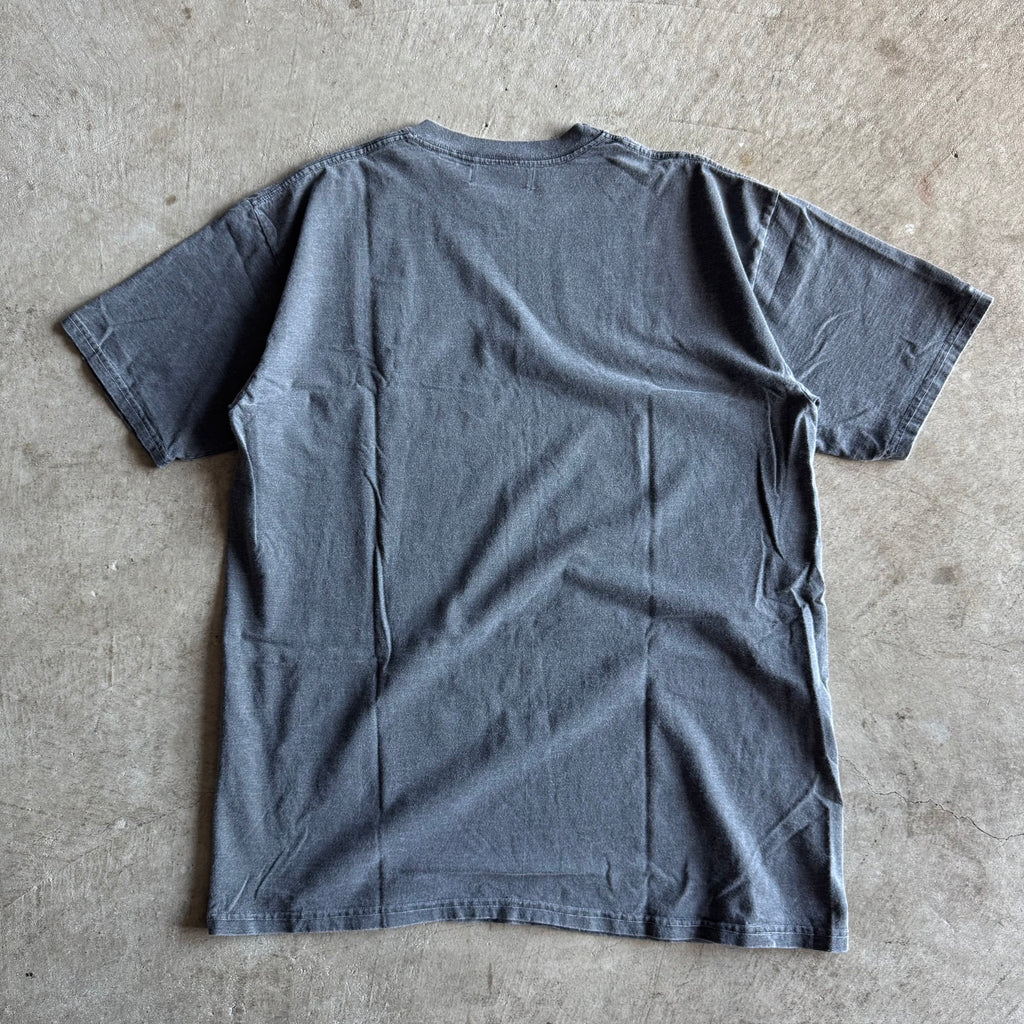 90s Porsche Selection Embroidered Crest Grey Tonal T Shirt (XL)