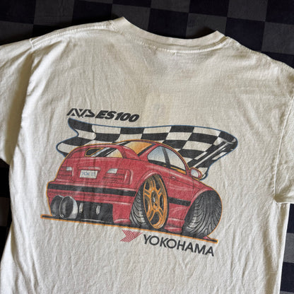 Vintage Yokohama AVS ES100 Tires BMW E36 T Shirt Large