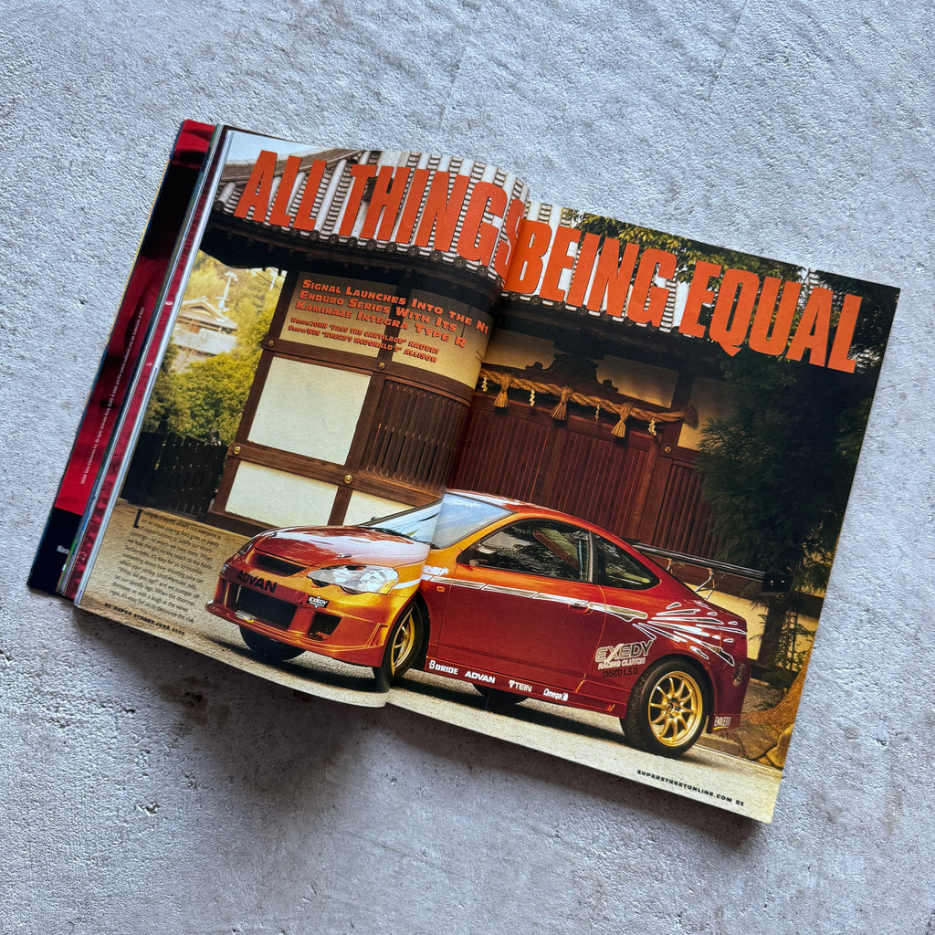 Super Street June 2002 Tuner Magazine Top Secret Supra Cover