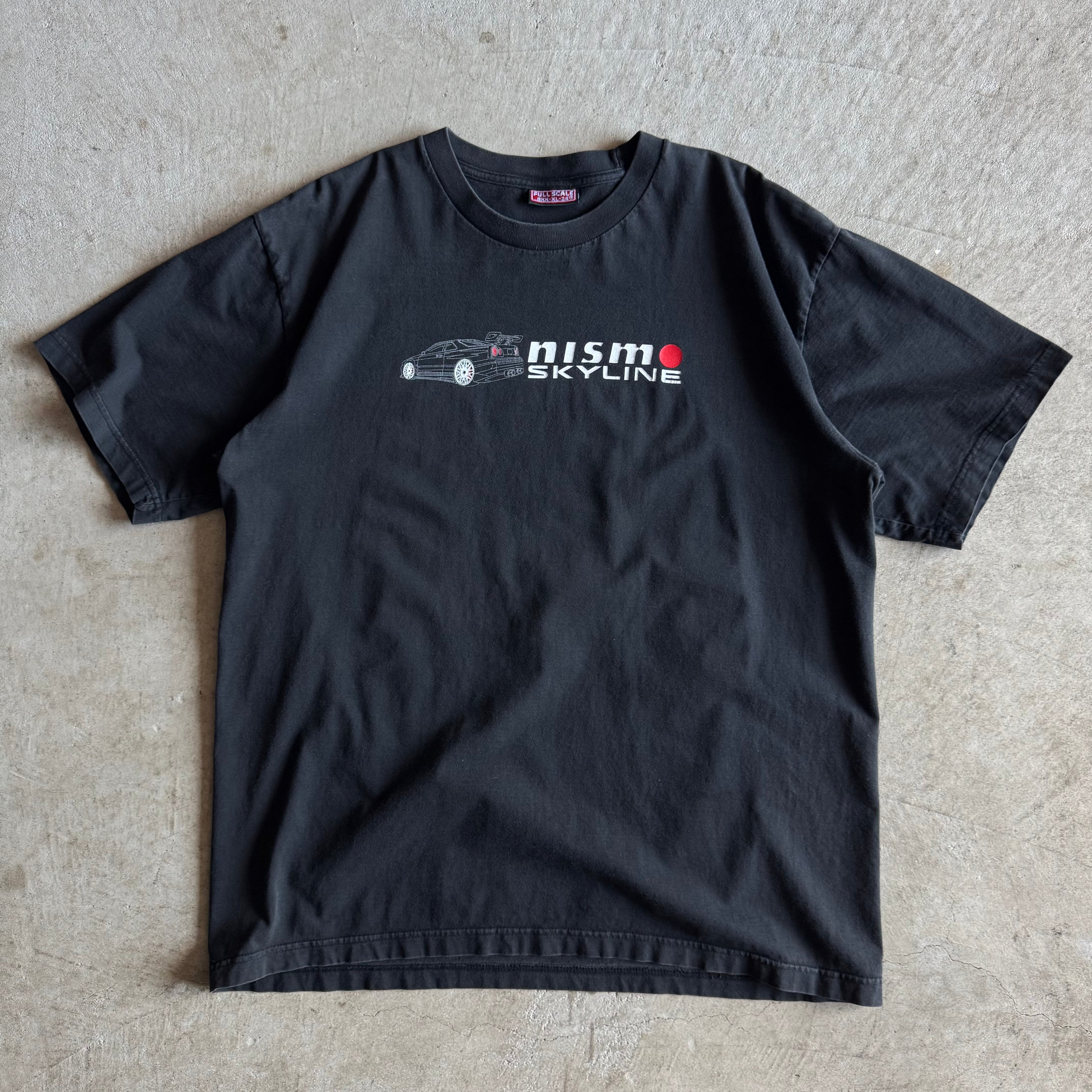 90s Nismo Nissan Skyline GT-R R34 Black T Shirt (XL)