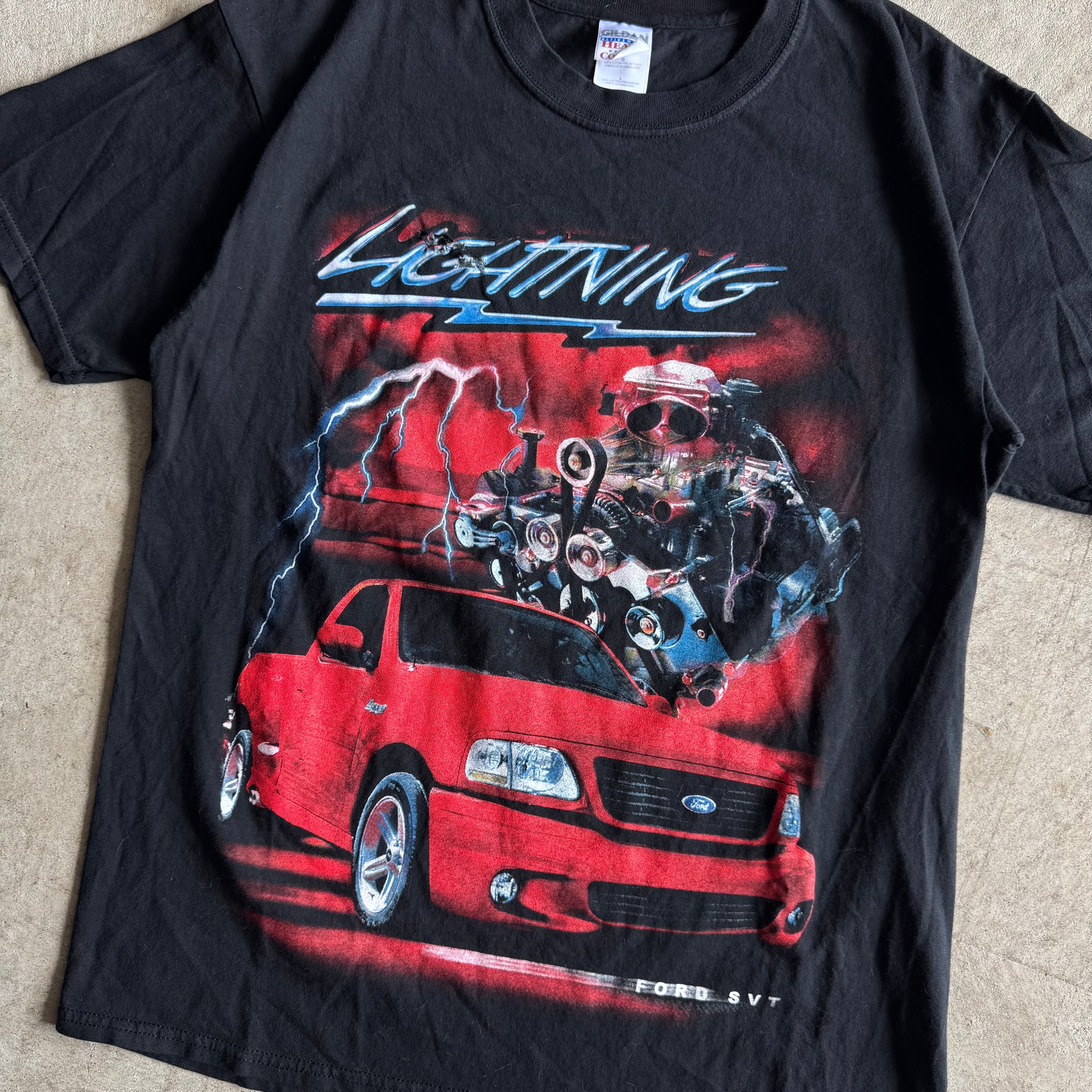 90s Ford Lightning F-150 Black T Shirt (L)