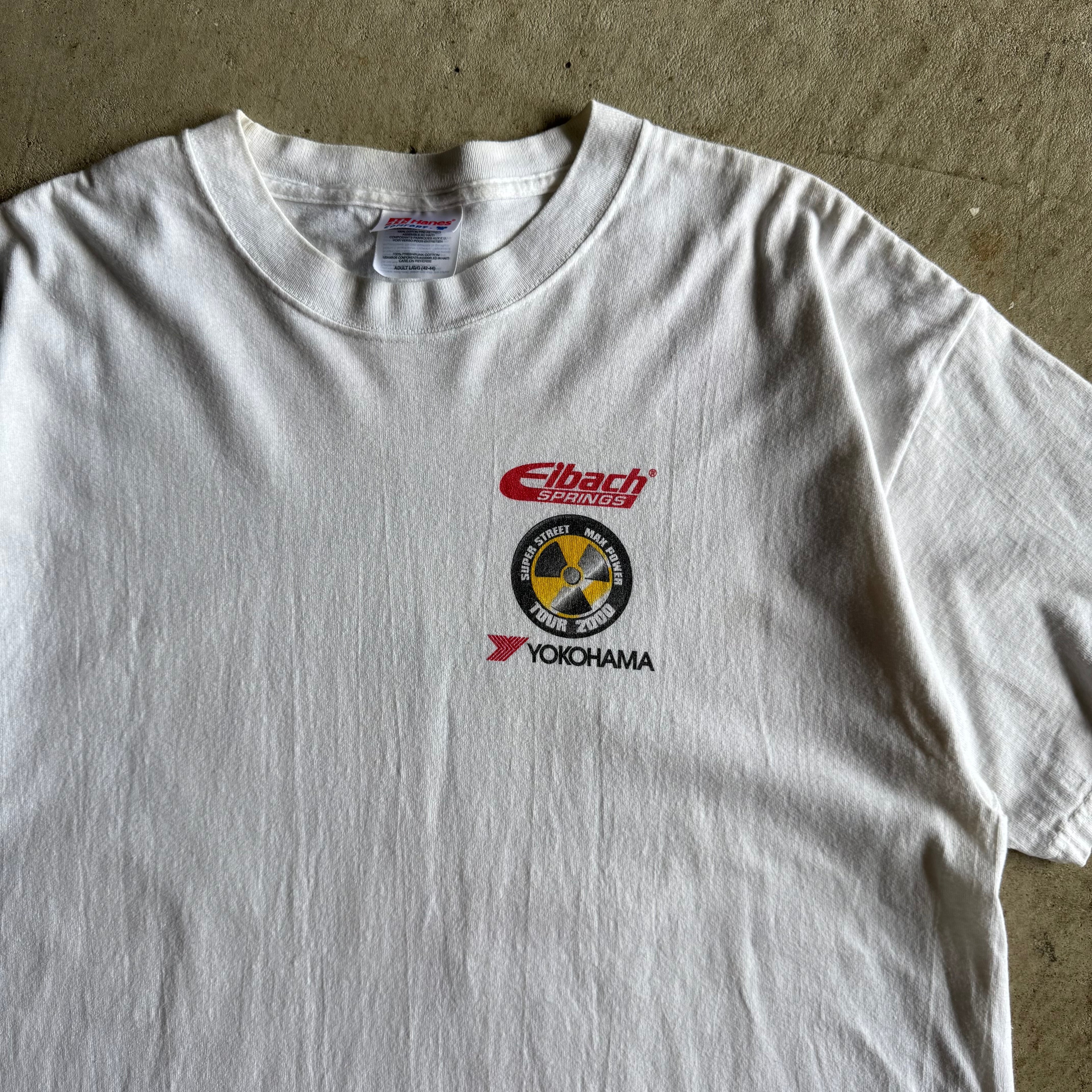 2000 Super Street Tour Yokohama Eibach White T Shirt (L)
