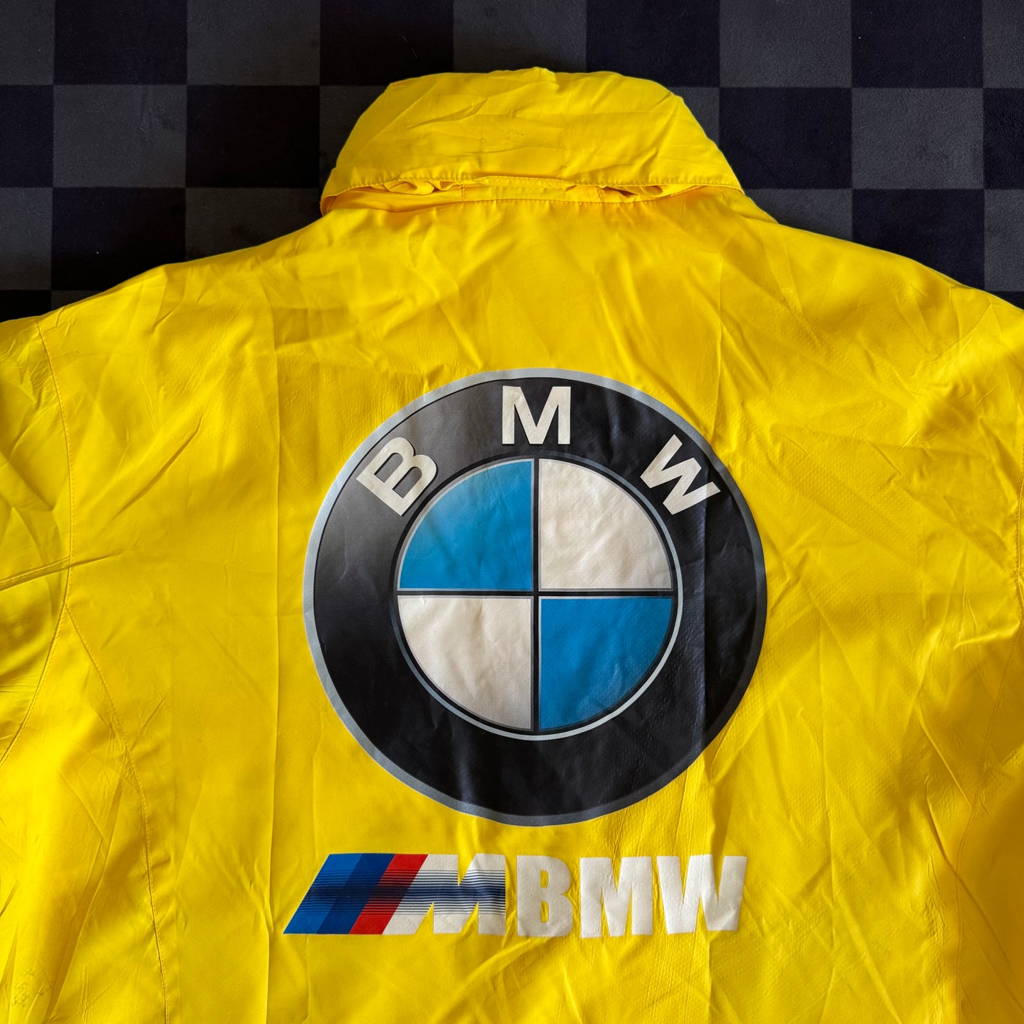 BMW M Power Korea Dealership Yellow Rain Coat Jacket Size XL