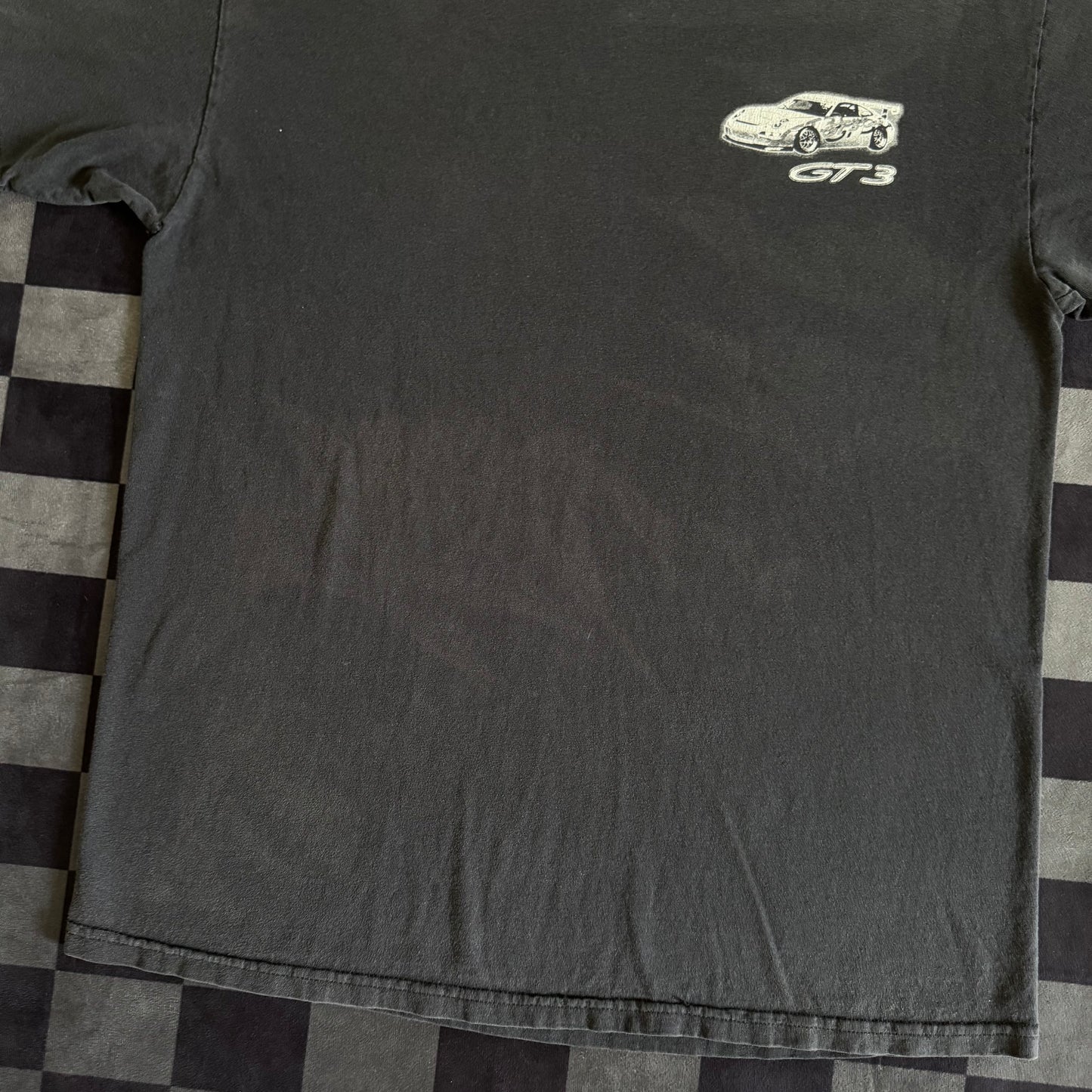 Porsche 997.1 GT3 Cup Car Black T Shirt Large