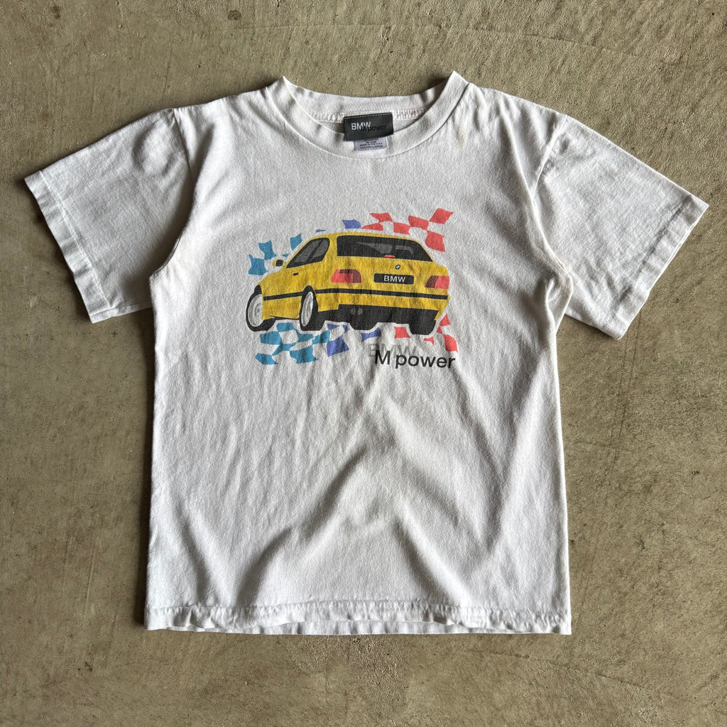 BMW Lifestyle E36 M3 White T Shirt (Youth L)