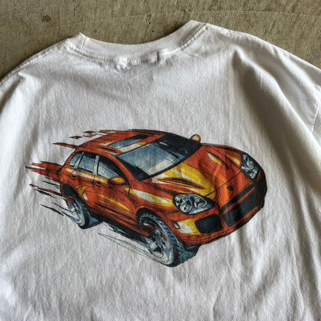 2000s Porsche Cayenne White T Shirt (XL)
