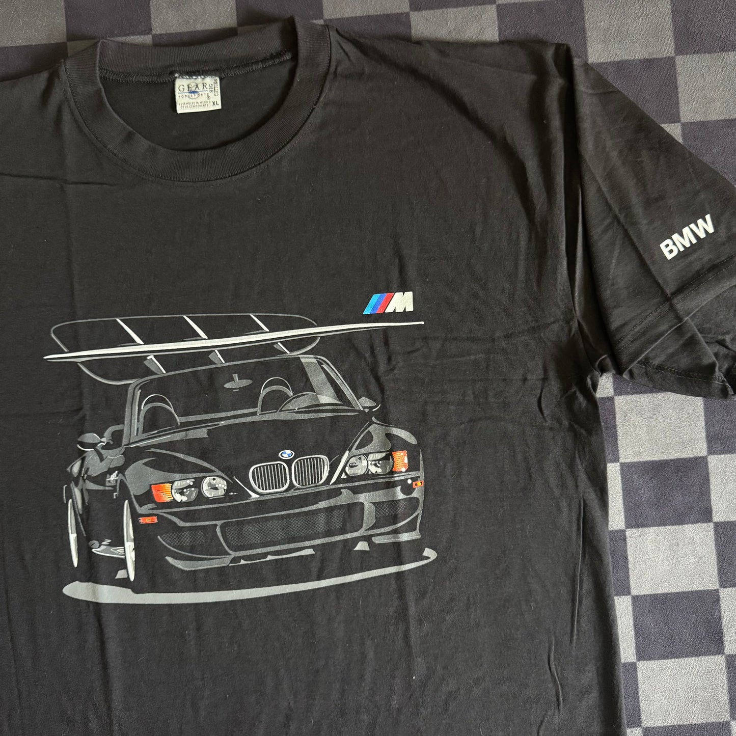 Vintage 90s BMW Z3M Black T Shirt Size XL