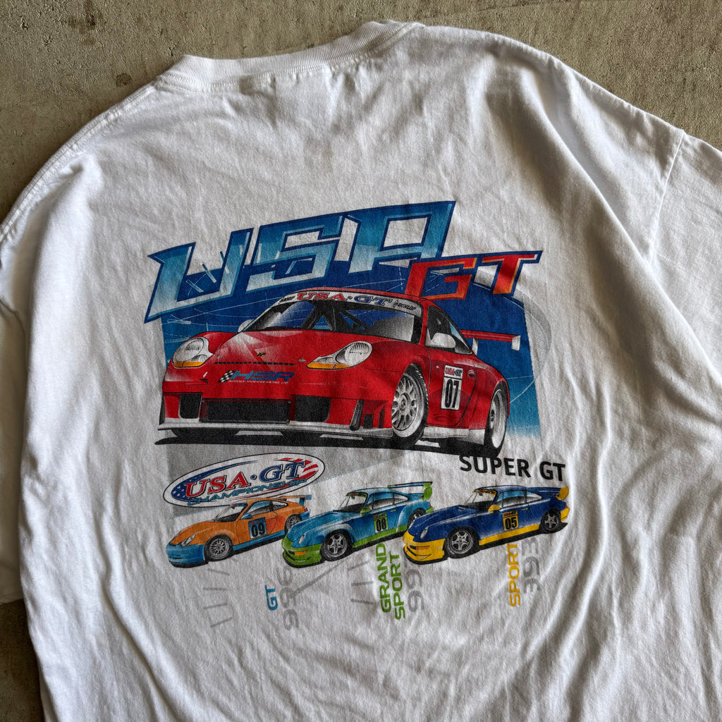 90s USA GT Porsche Champions 996 993 White T Shirt (XXL)