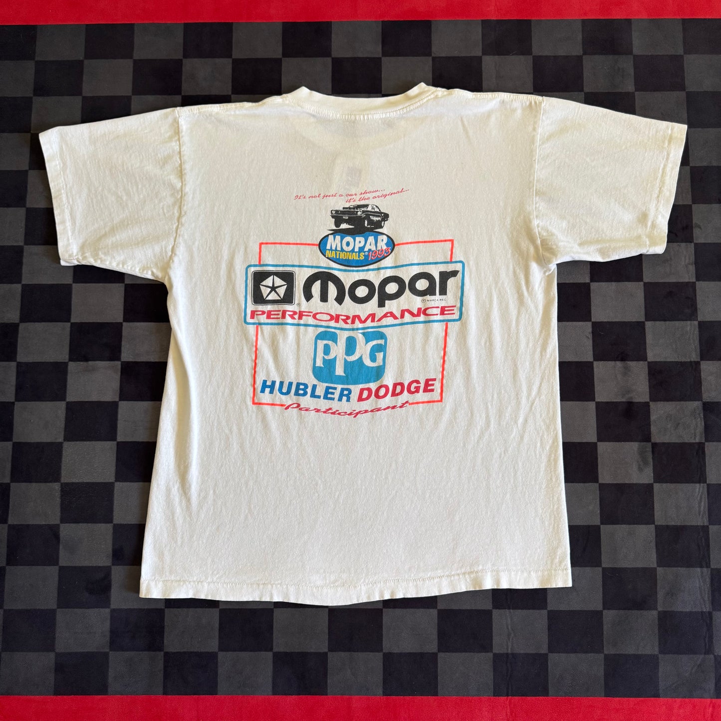 Vintage 1993 Mopar Nationals Indianapoilis Raceway T Shirt Size Large