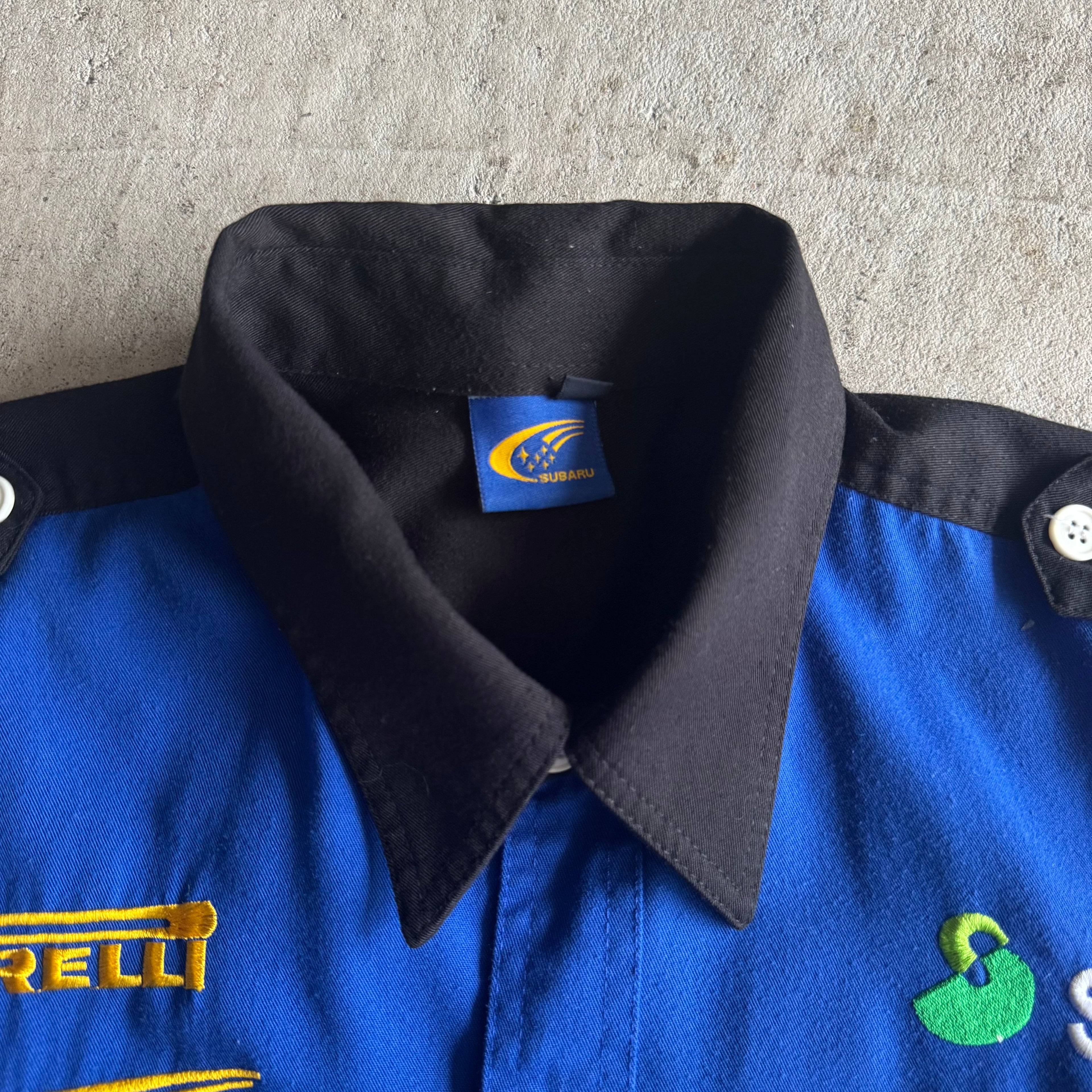 90s Subaru World Rally Team Button Up Shirt (XL)
