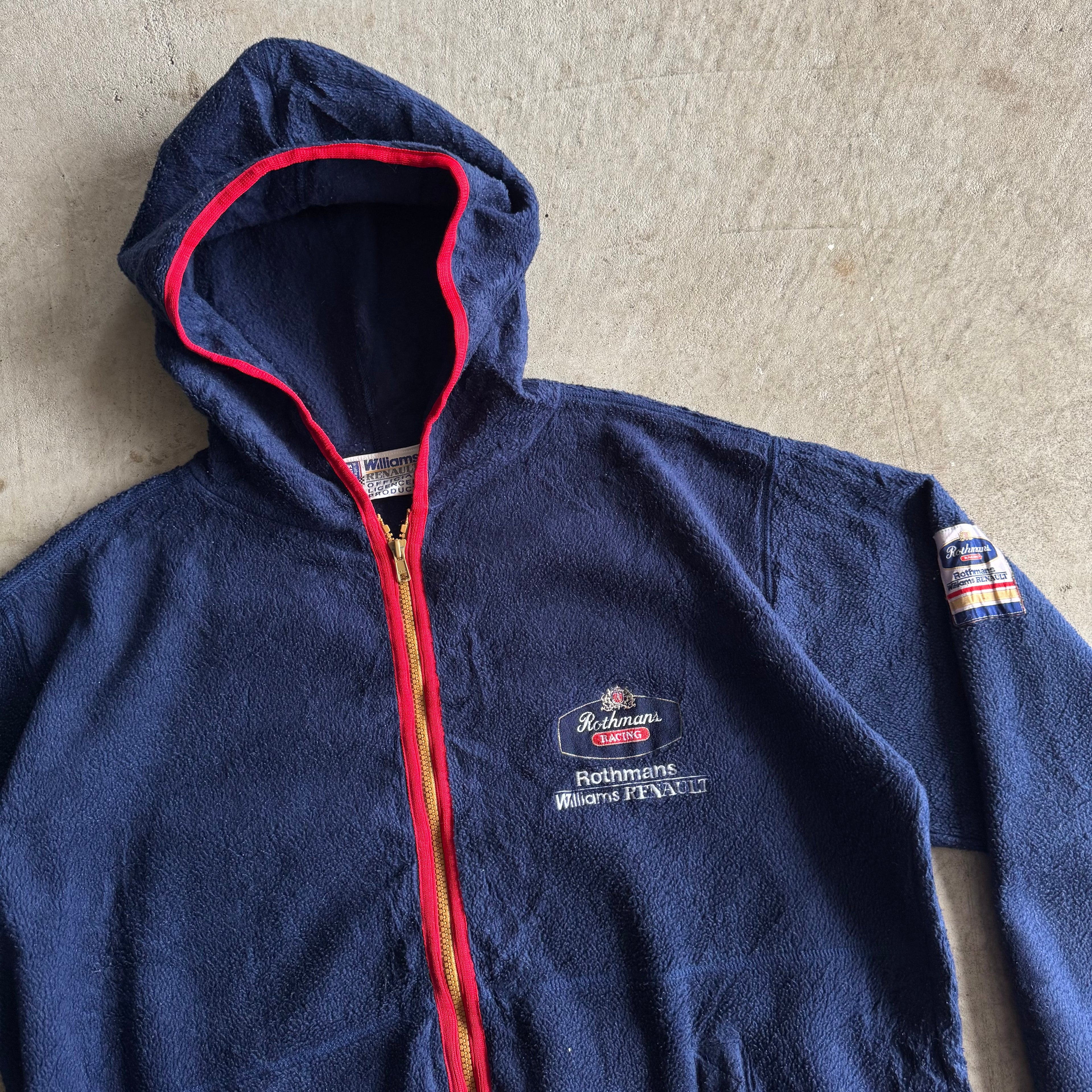 90s Rothmans Willams Renault F1 Navy Red Jacket (L)