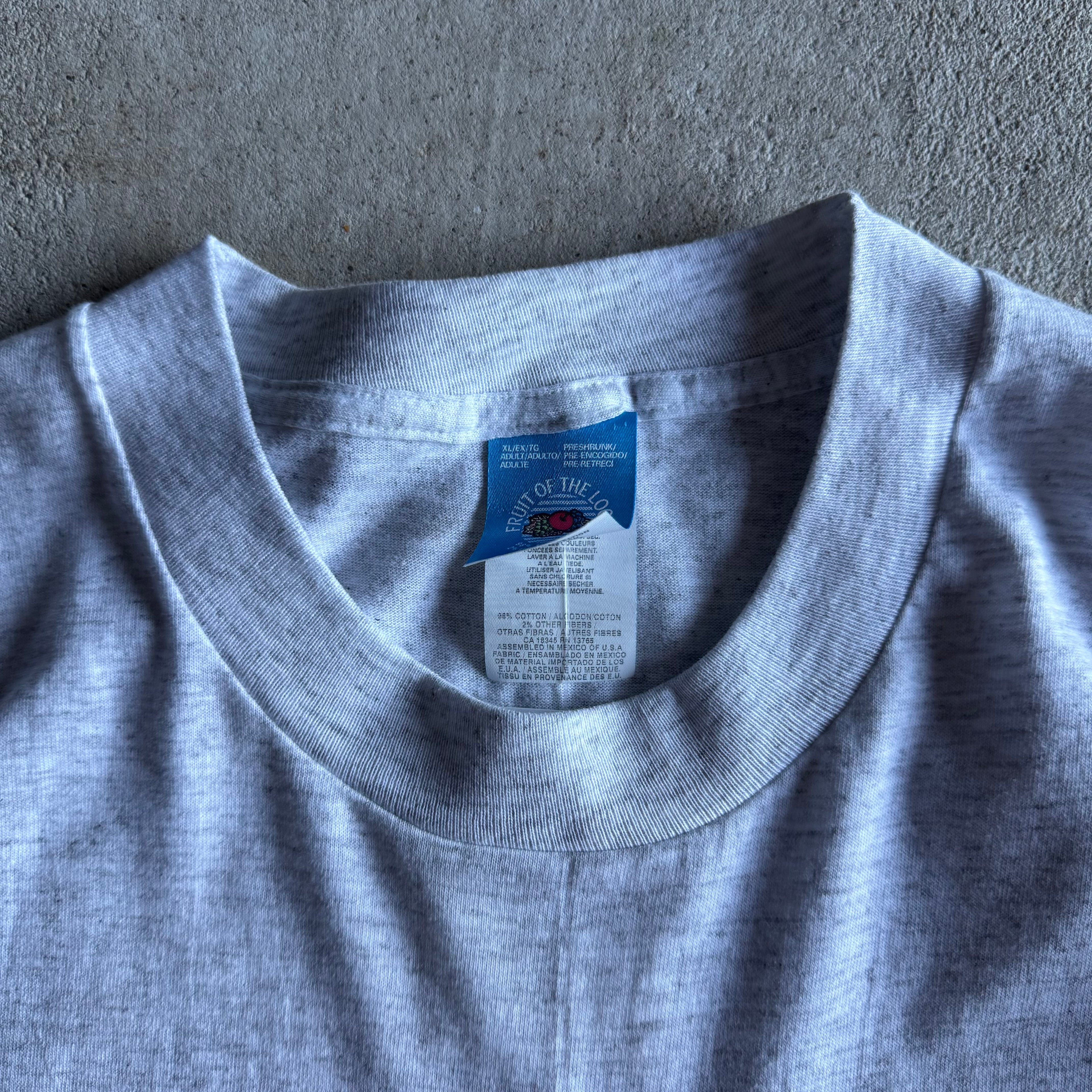 Vintage 80s Newport Racing Indycar Grey T Shirt Size XL