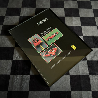 80s Ferrari 288 GTO Framed Ad