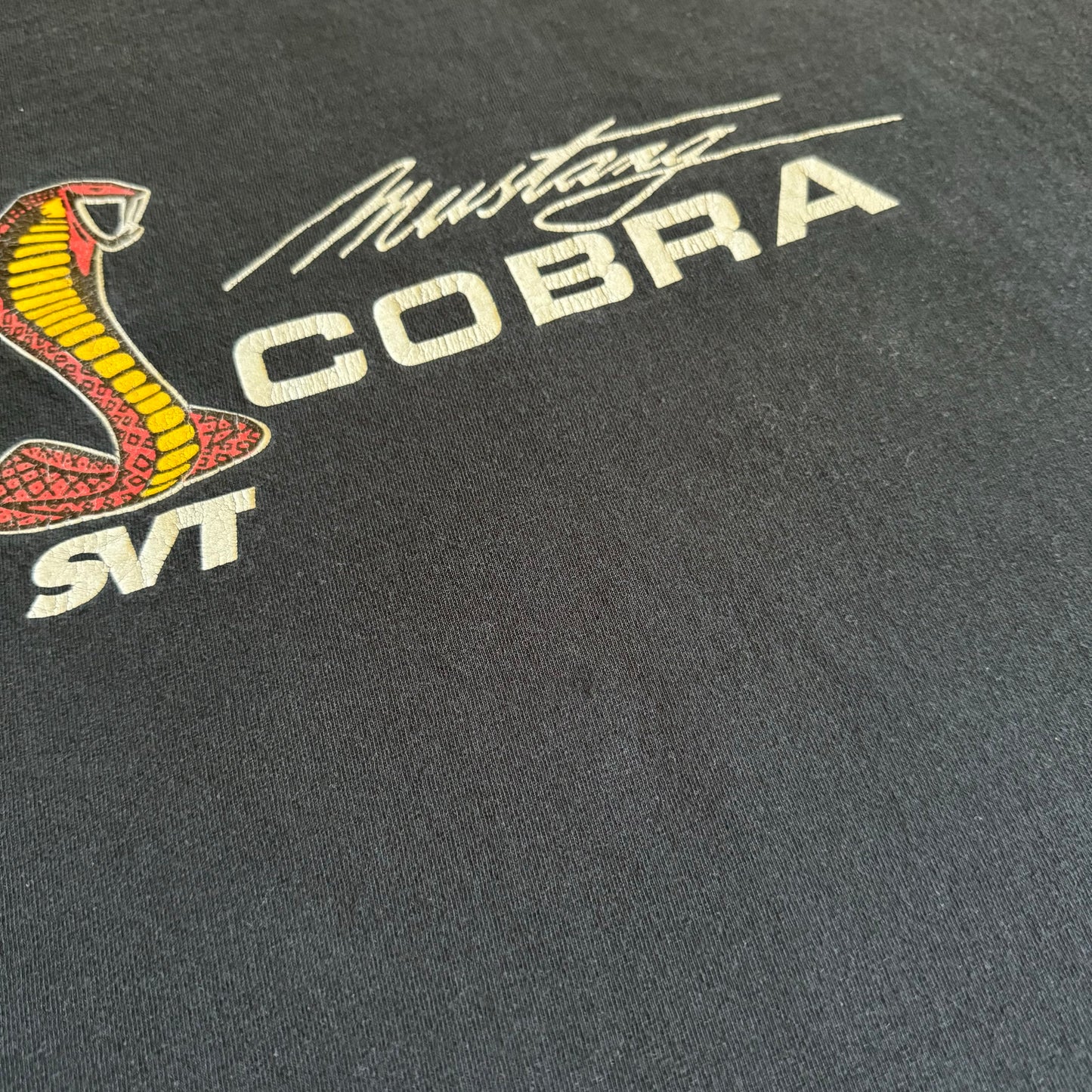 90s Ford Mustang Cobra SVT Black T Shirt