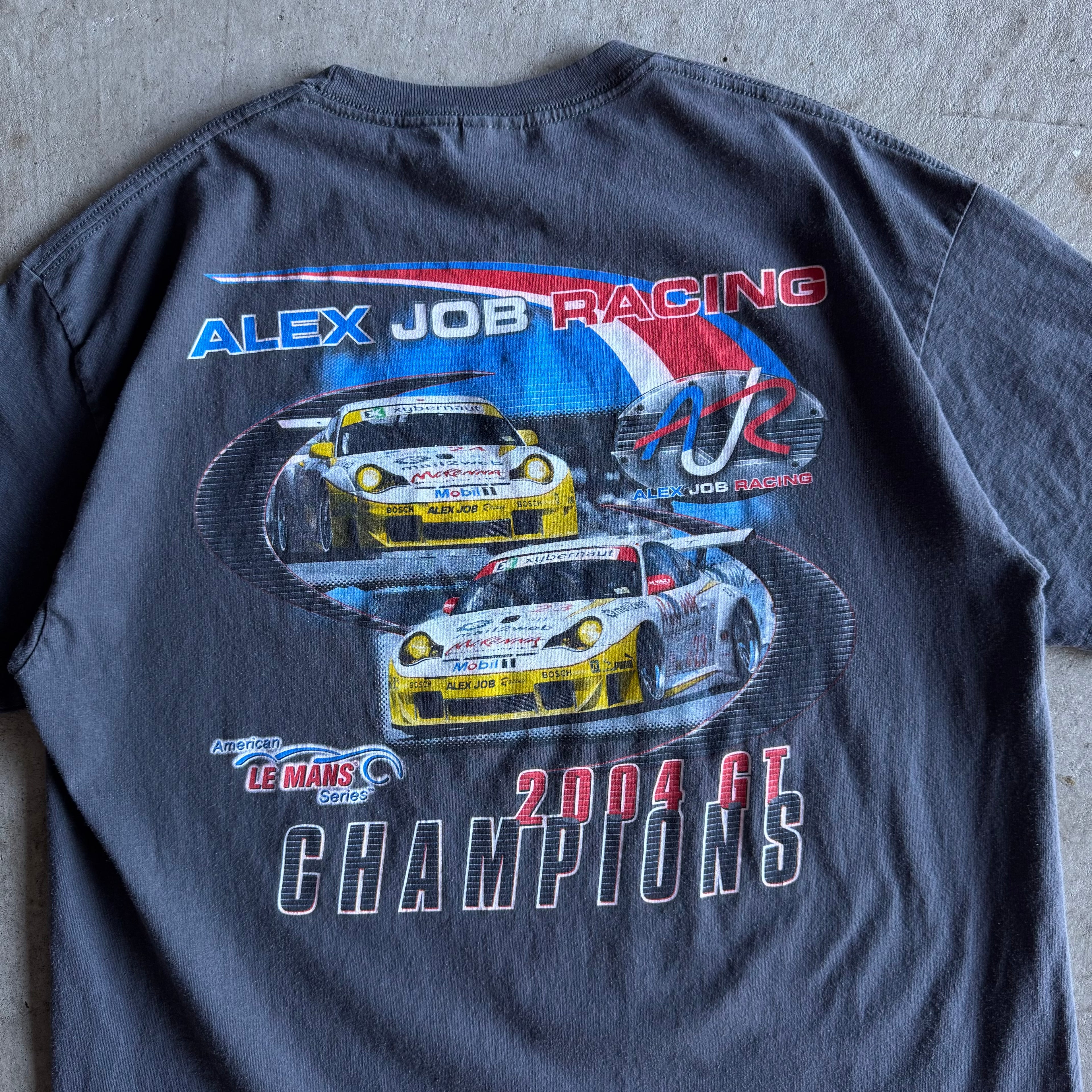 2004 Alex Job Racing Porsche Grey T Shirt (XL)