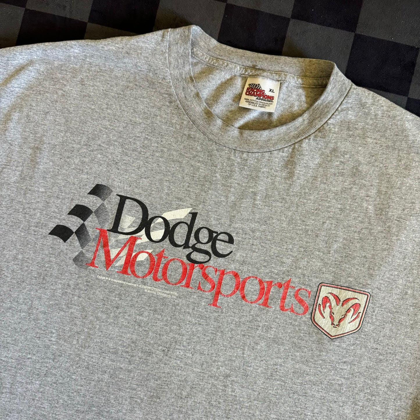 Dodge Motorsports Racing Gray T Shirt XL