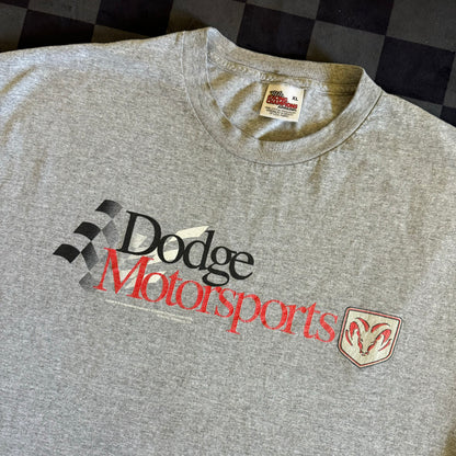 Dodge Motorsports Racing Gray T Shirt XL