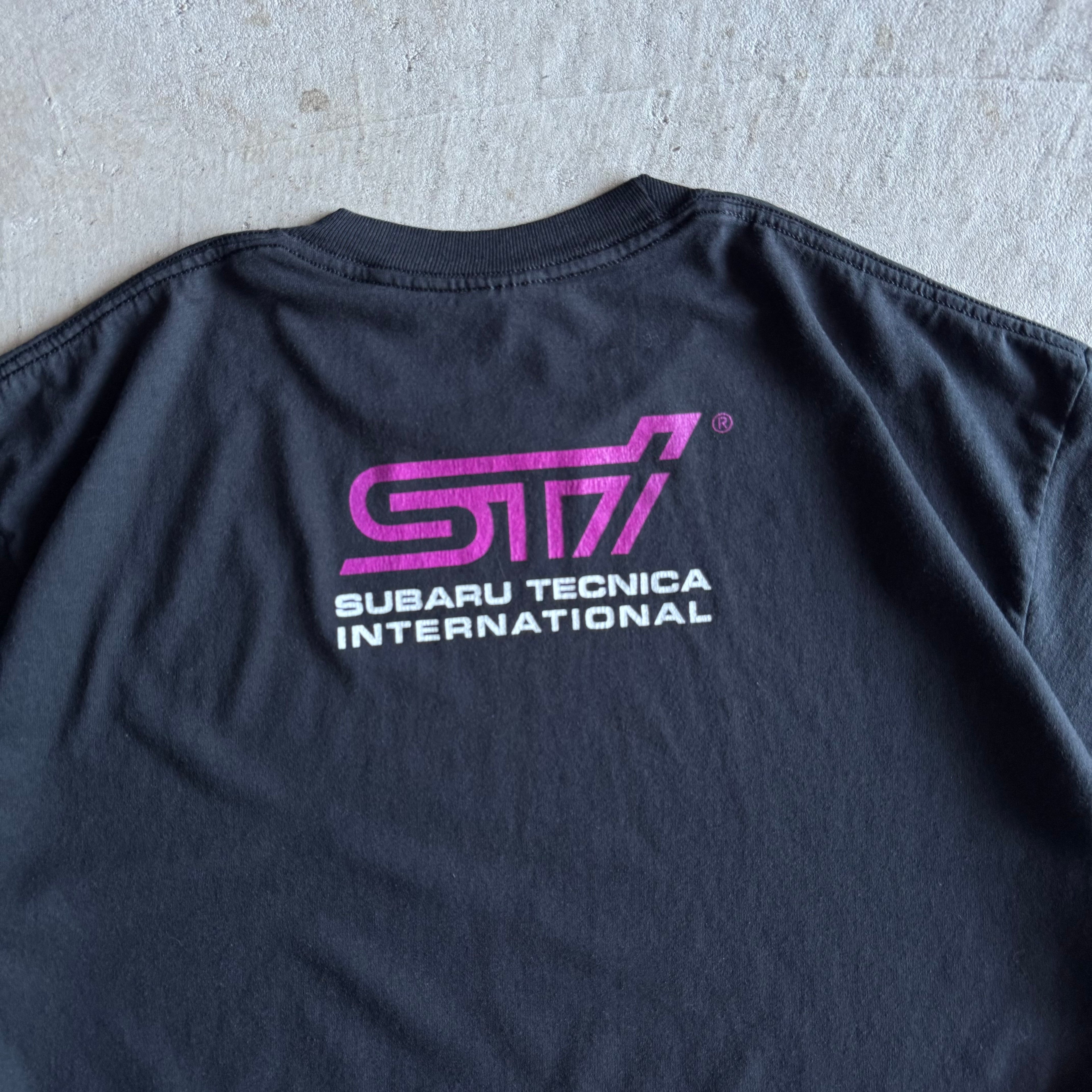 90s Subaru Technica Internation STI Black T Shirt (XL)
