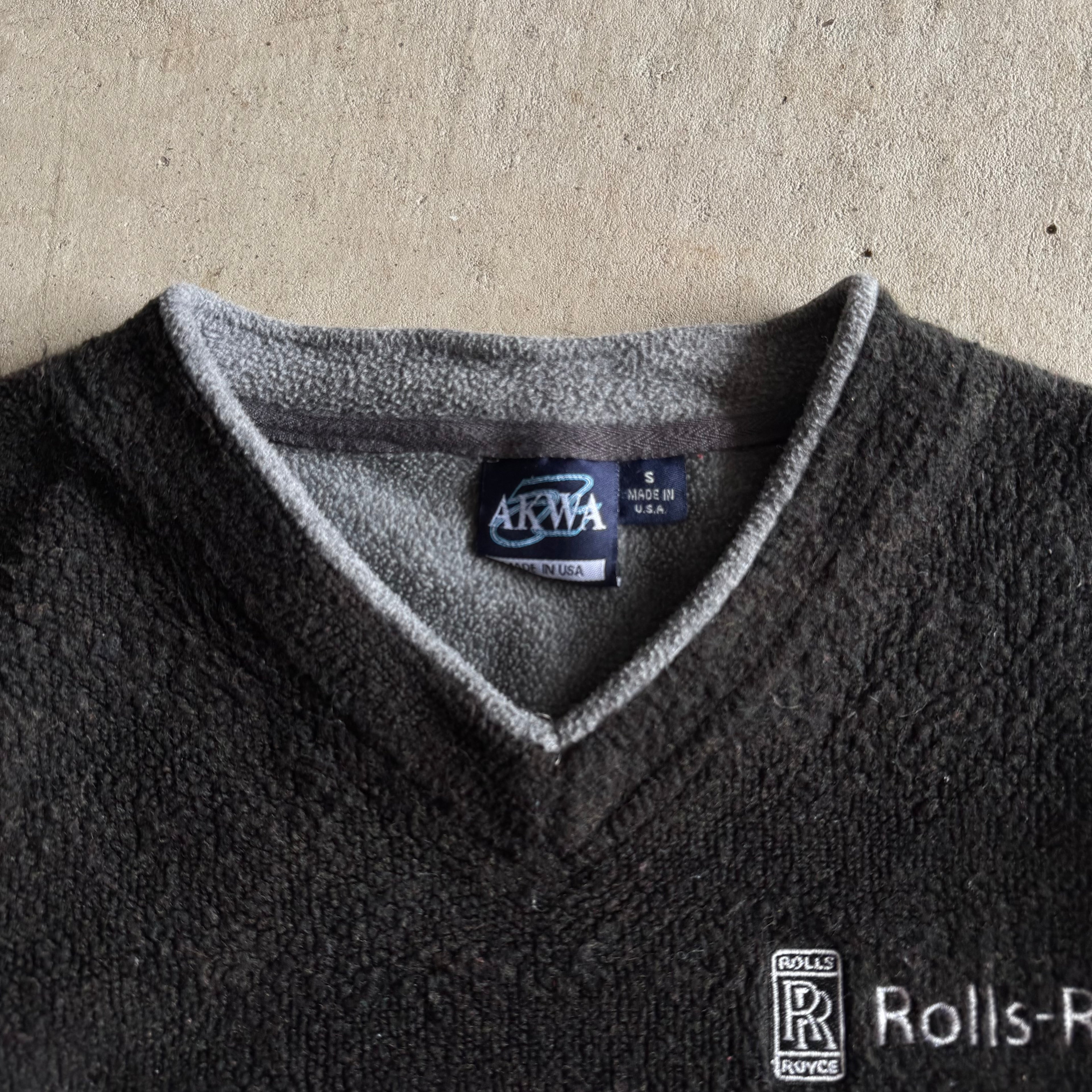 Vintage Rolls Royce Terry Cloth Sweater (S)