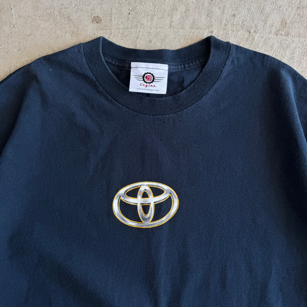 90s Mad Engine Toyota Supra Mkiiii Navy T Shirt (L)