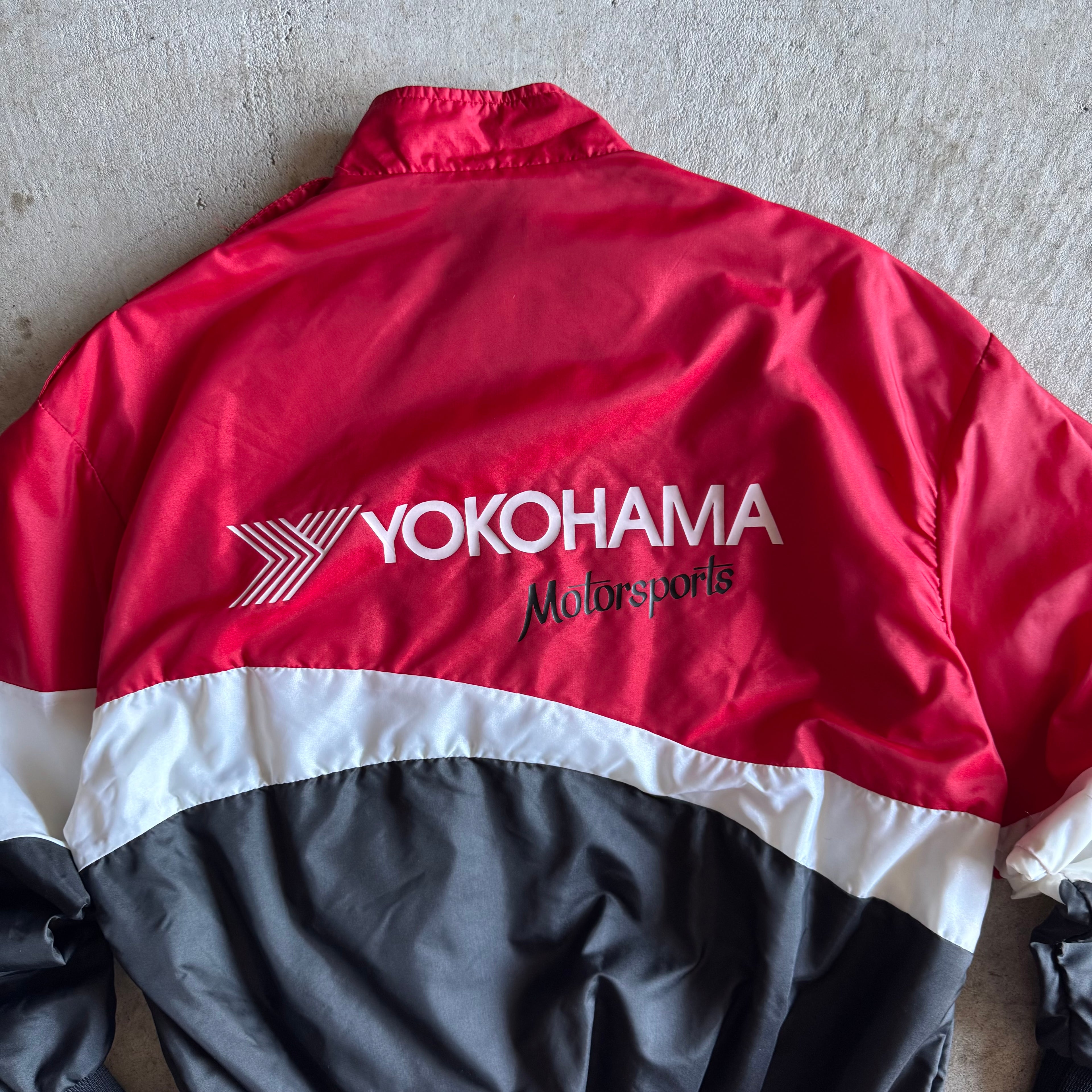 90s Yokohama Motorsports Red Black Jacket (M)