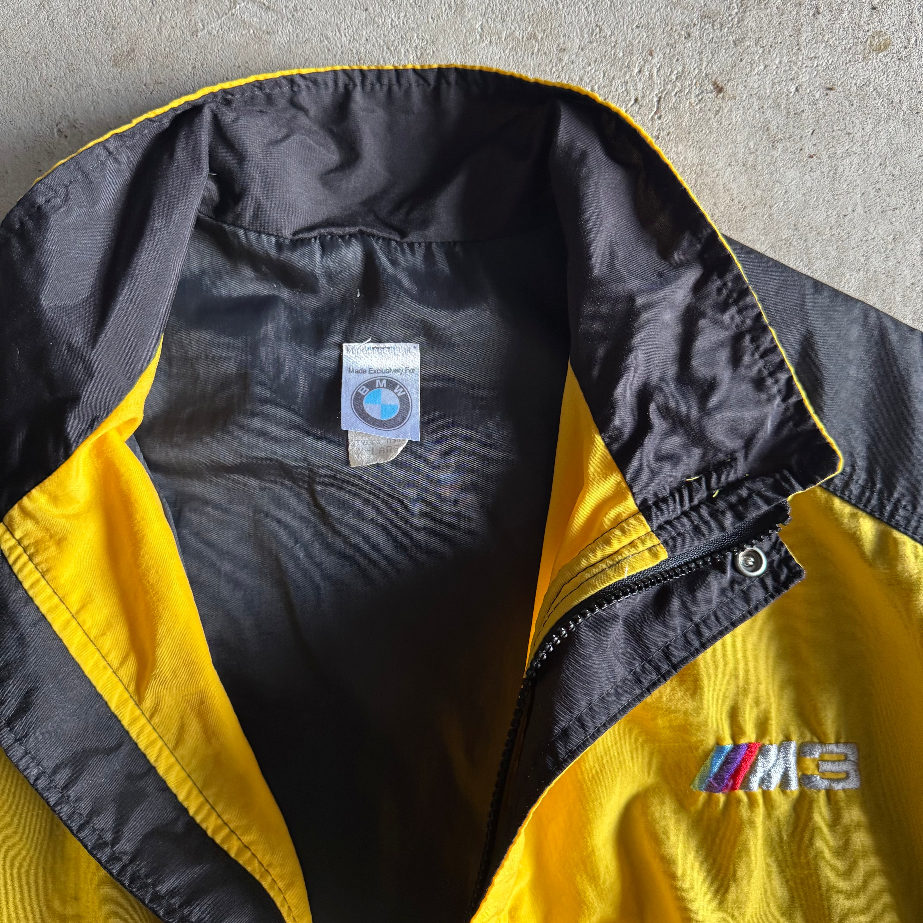90s BMW Motorsports M3 Dakar Yellow Jacket (XL)
