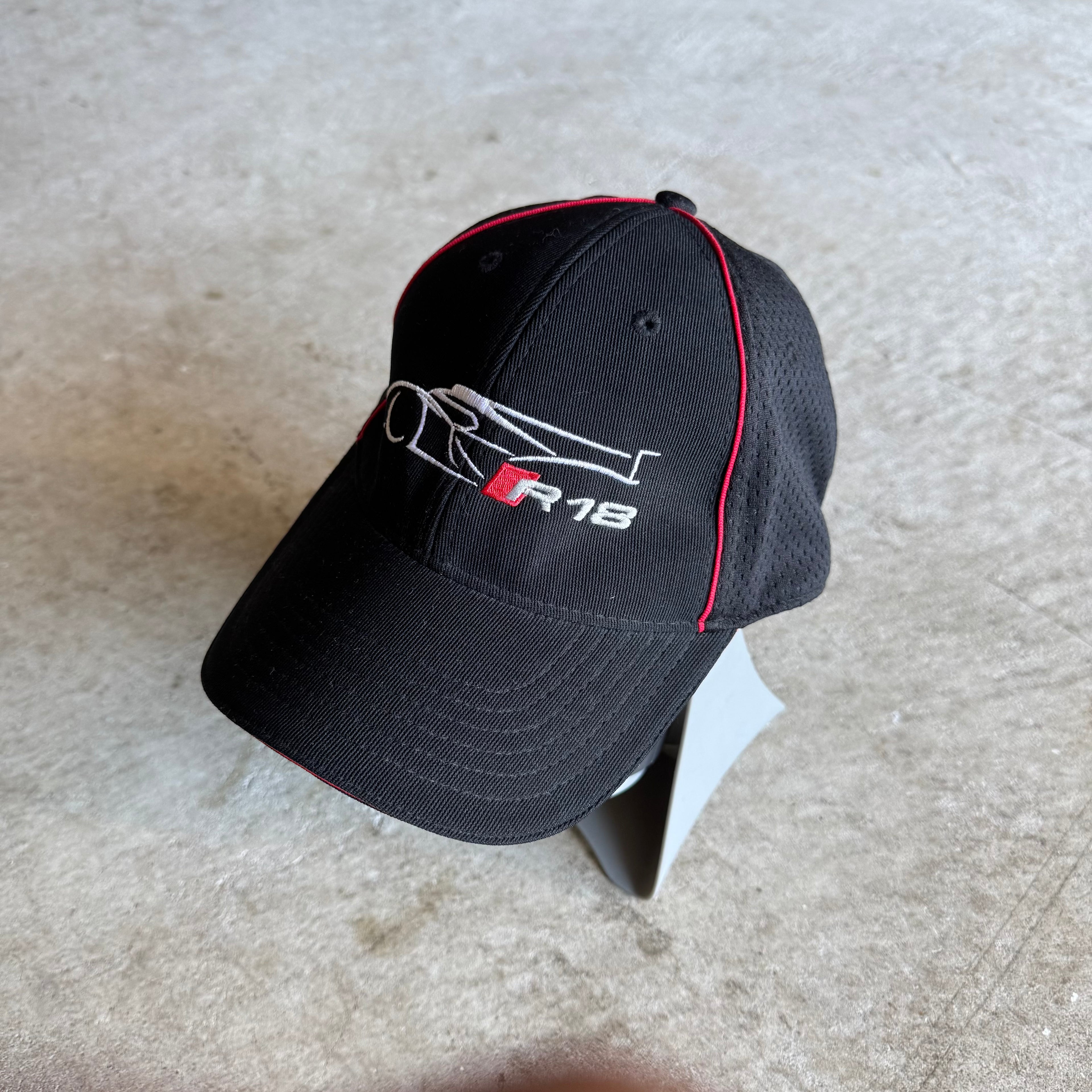 Audi Motorsports R18 Red Black Mesh Cap Hat