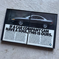 1994 BMW E31 850CSi V12 Framed Advertisement