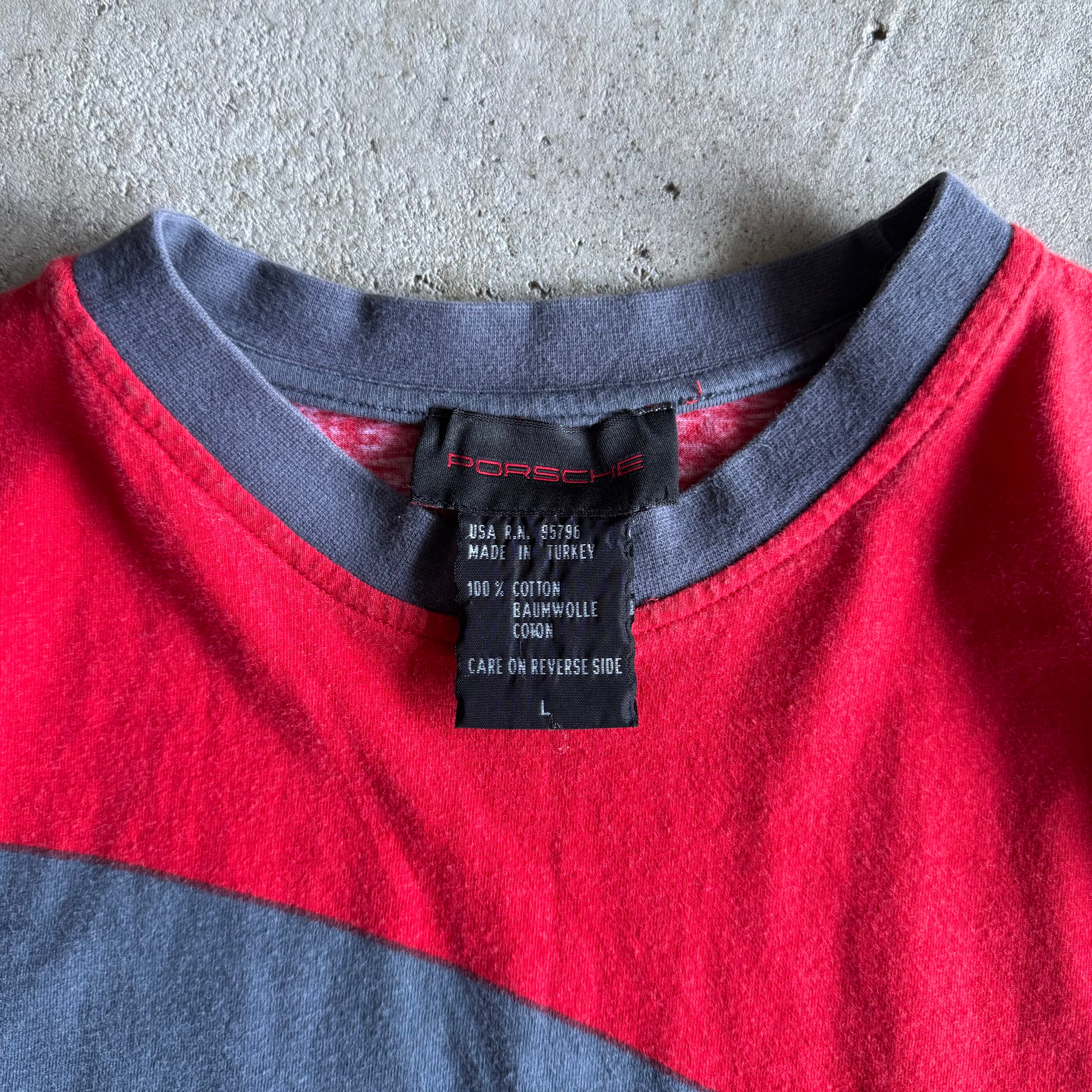 90s Porsche 944 Script Wiggle T Shirt (L)