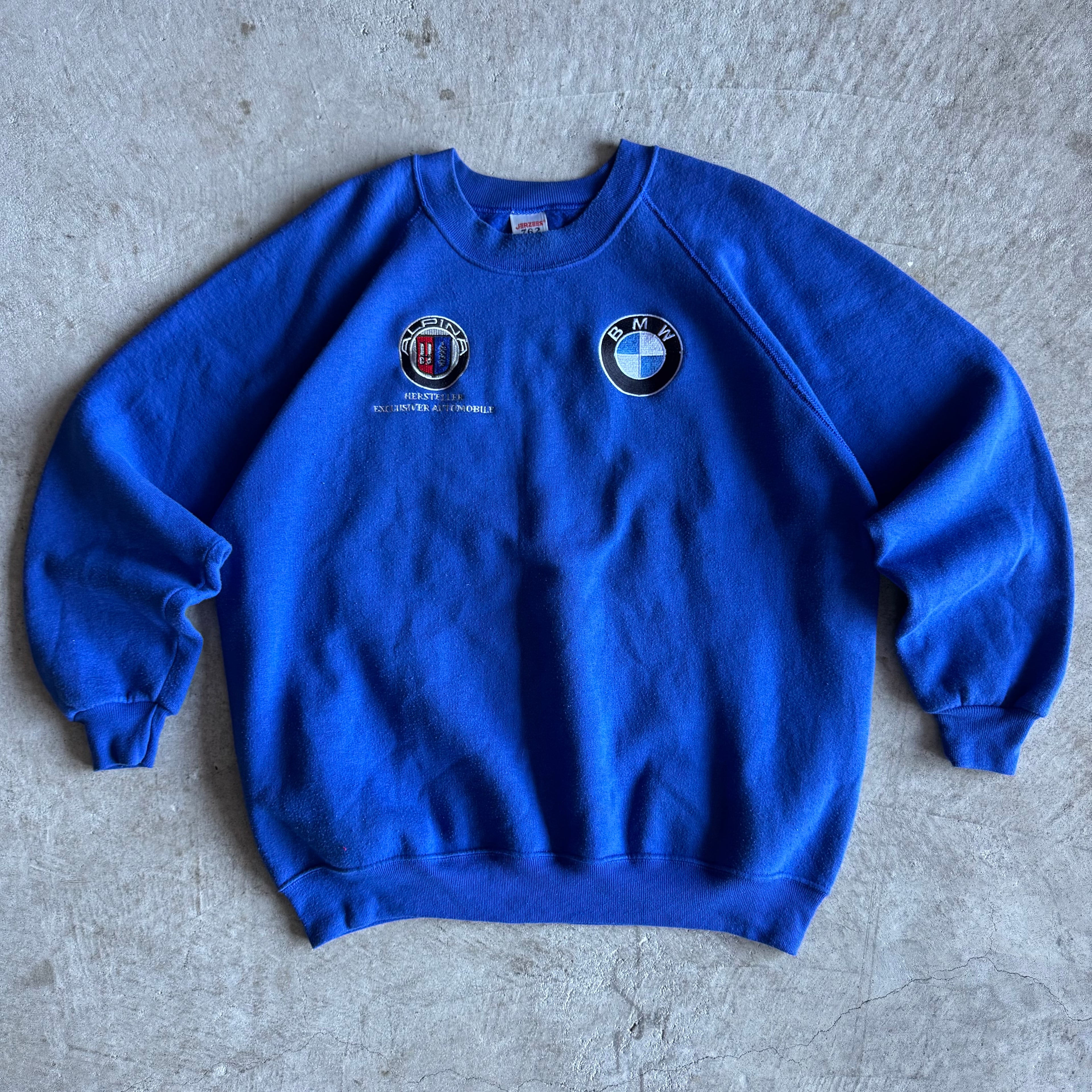 90s BMW Alpina Blue Pullover Sweater (L)