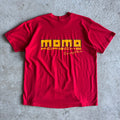 90s Porsche MOMO Racing Crew Red T Shirt (XL)