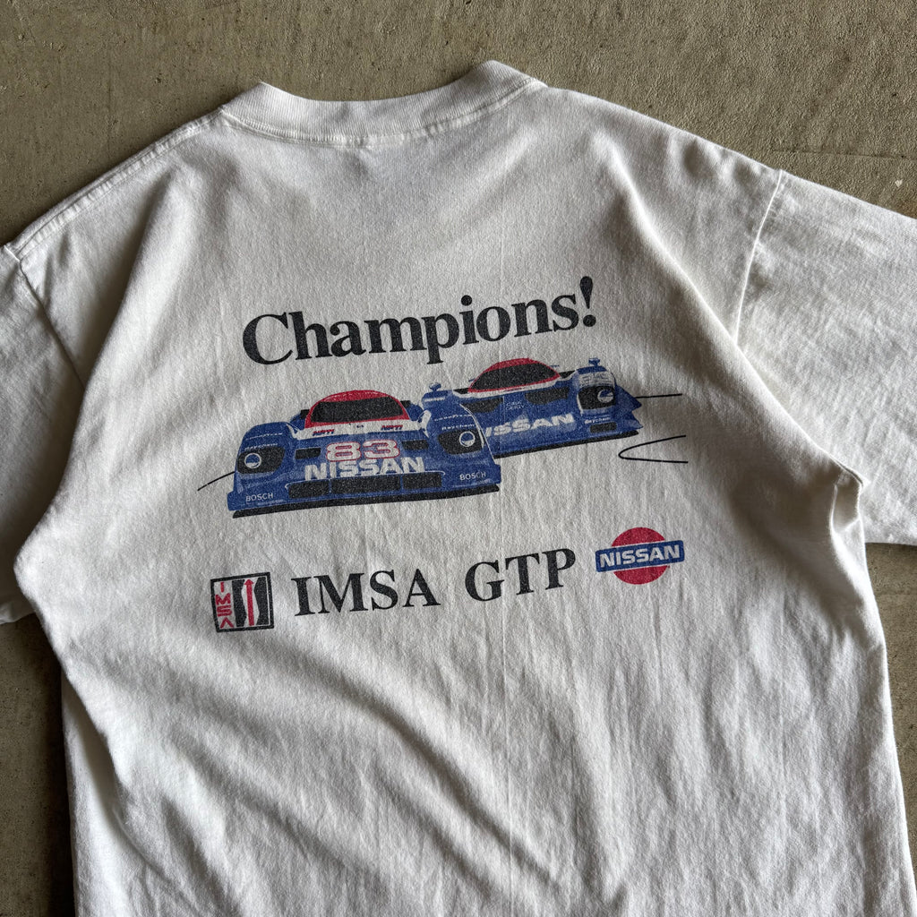 90s Nissan Motorsports IMSA GTP Champions White T Shirt (L)