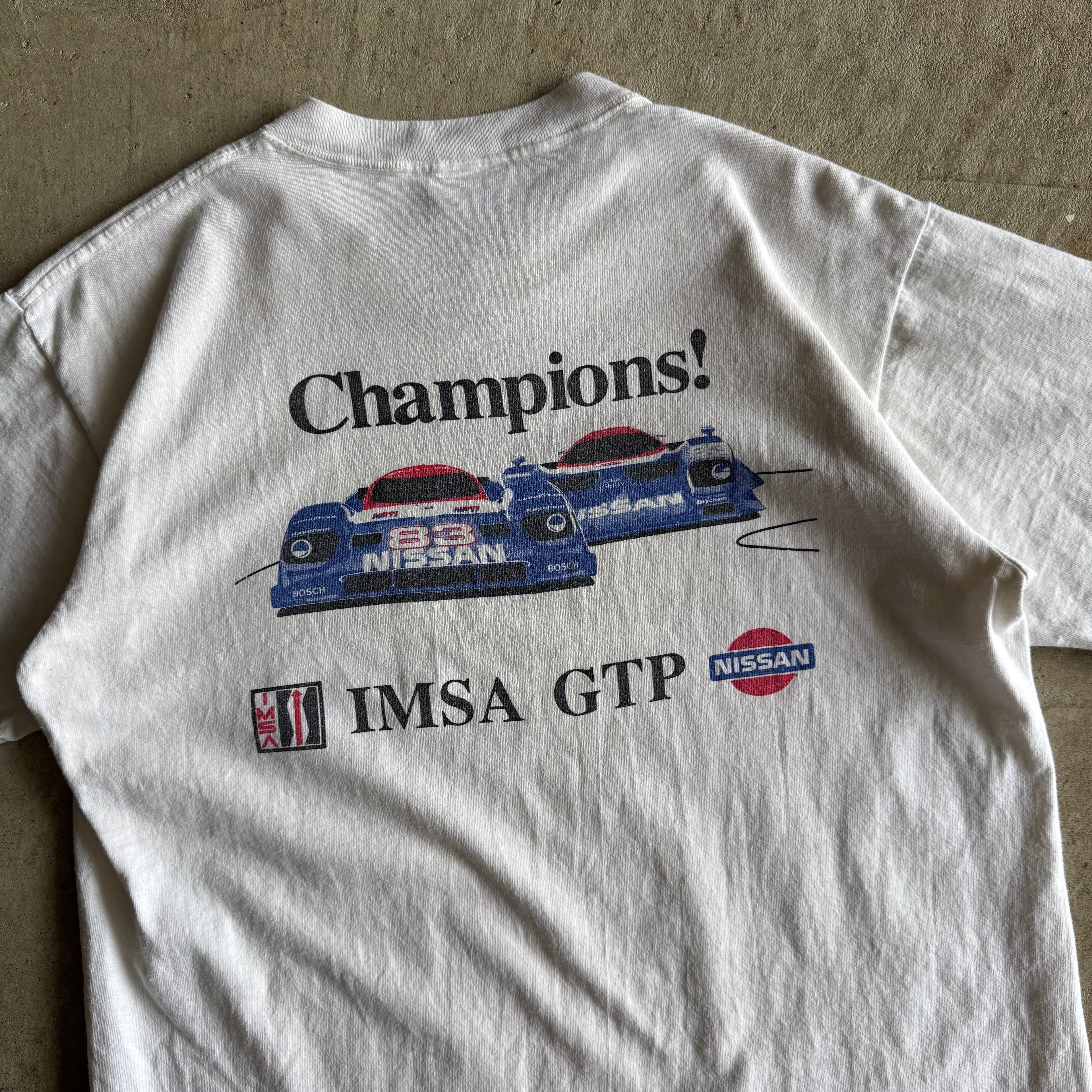 90s Nissan Motorsports IMSA GTP Champions White T Shirt (L)