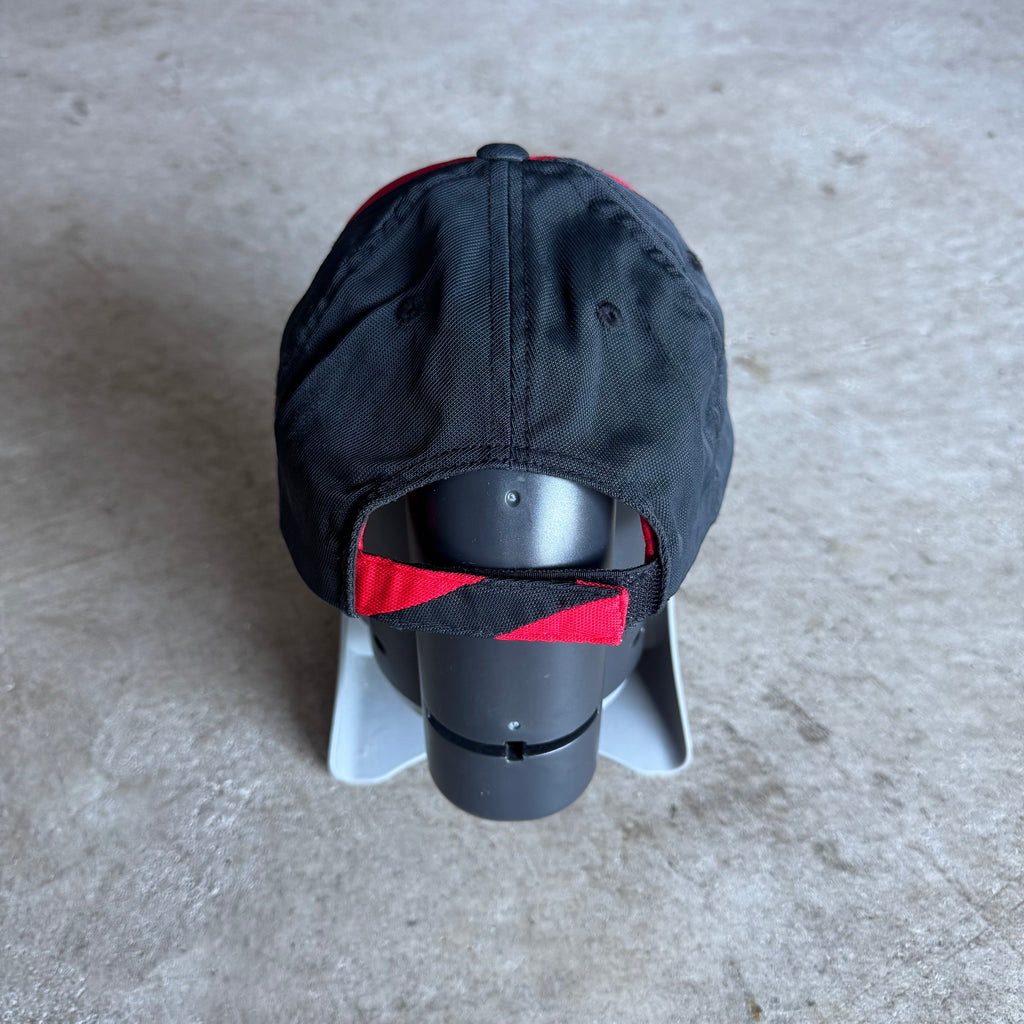 Nissan Striped Black Red Strapback Hat