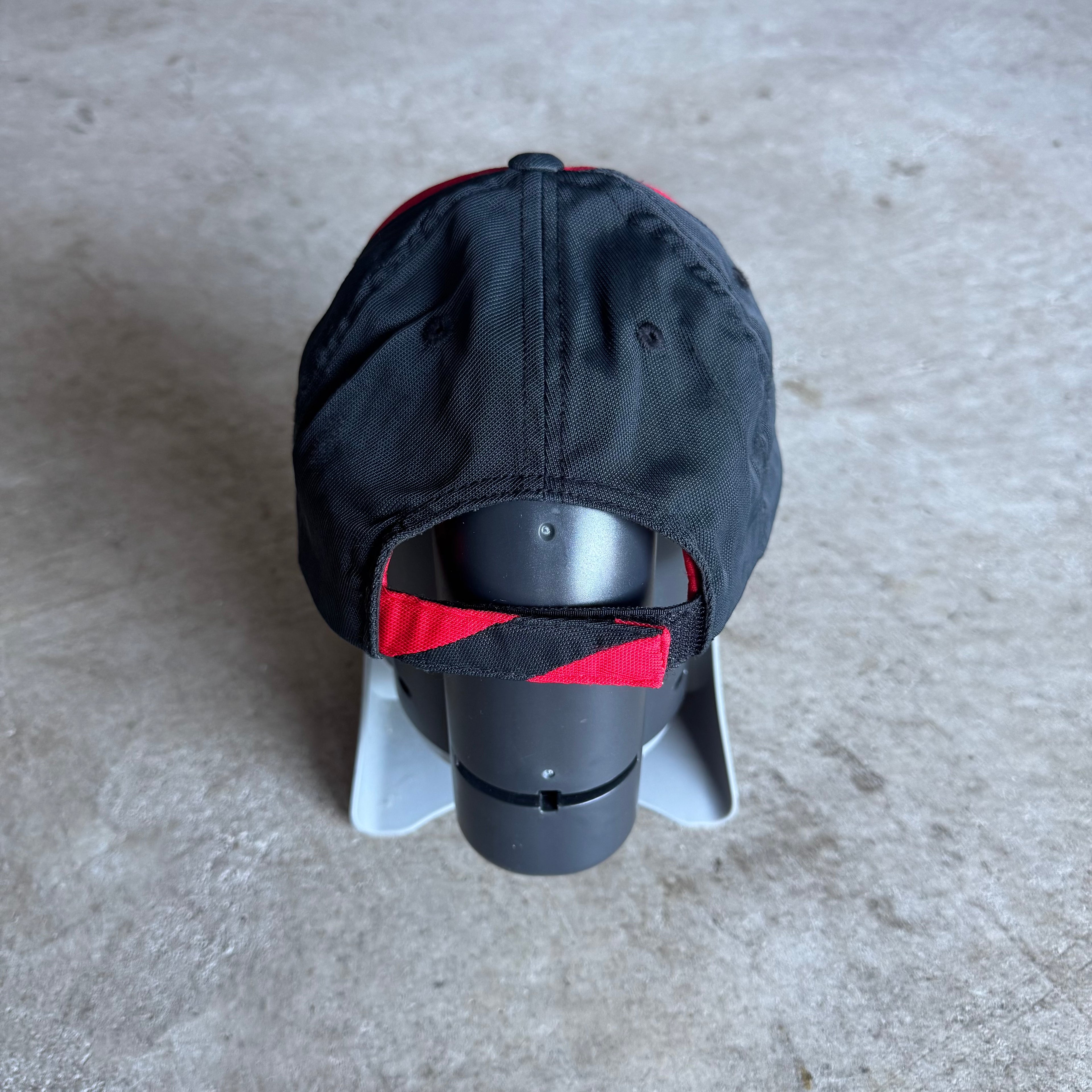 Nissan Striped Black Red Strapback Hat