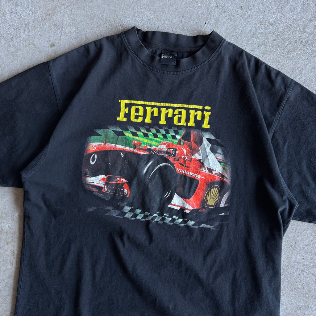 1999 Ferrari Scuderia Formula 1 F399 Chassis Black T Shirt (XL)