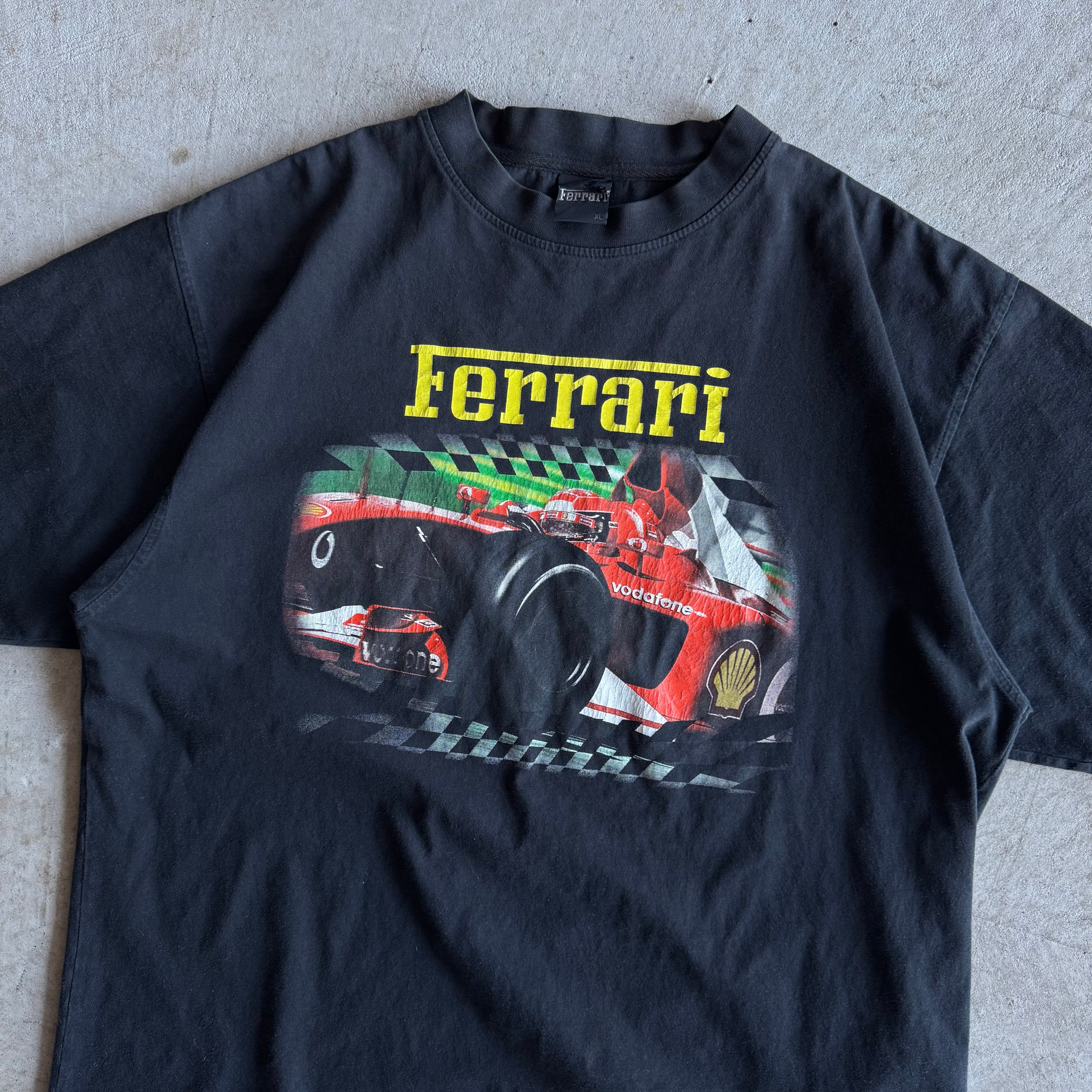 1999 Ferrari Scuderia Formula 1 F399 Chassis Black T Shirt (XL)