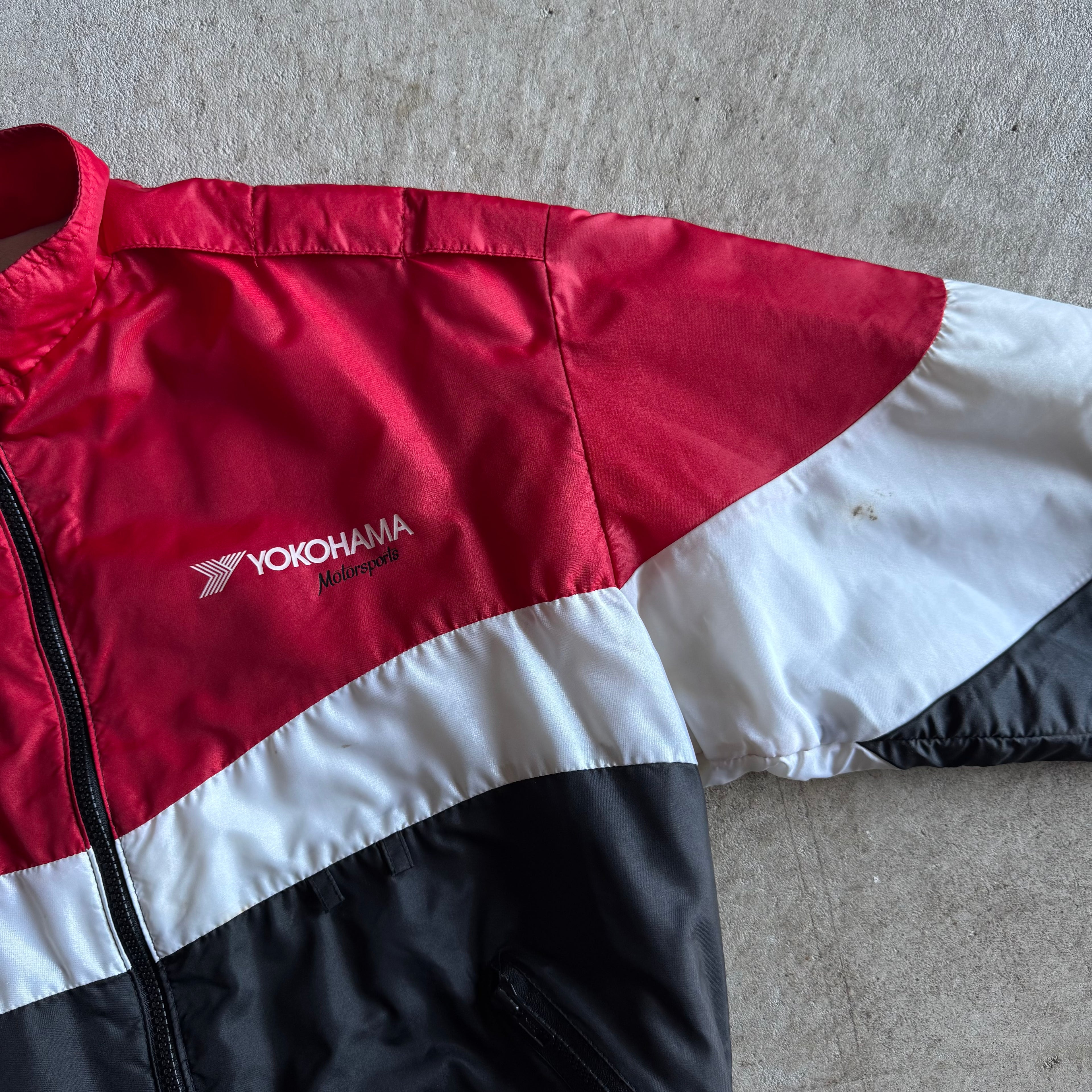 90s Yokohama Motorsports Red Black Jacket (M)