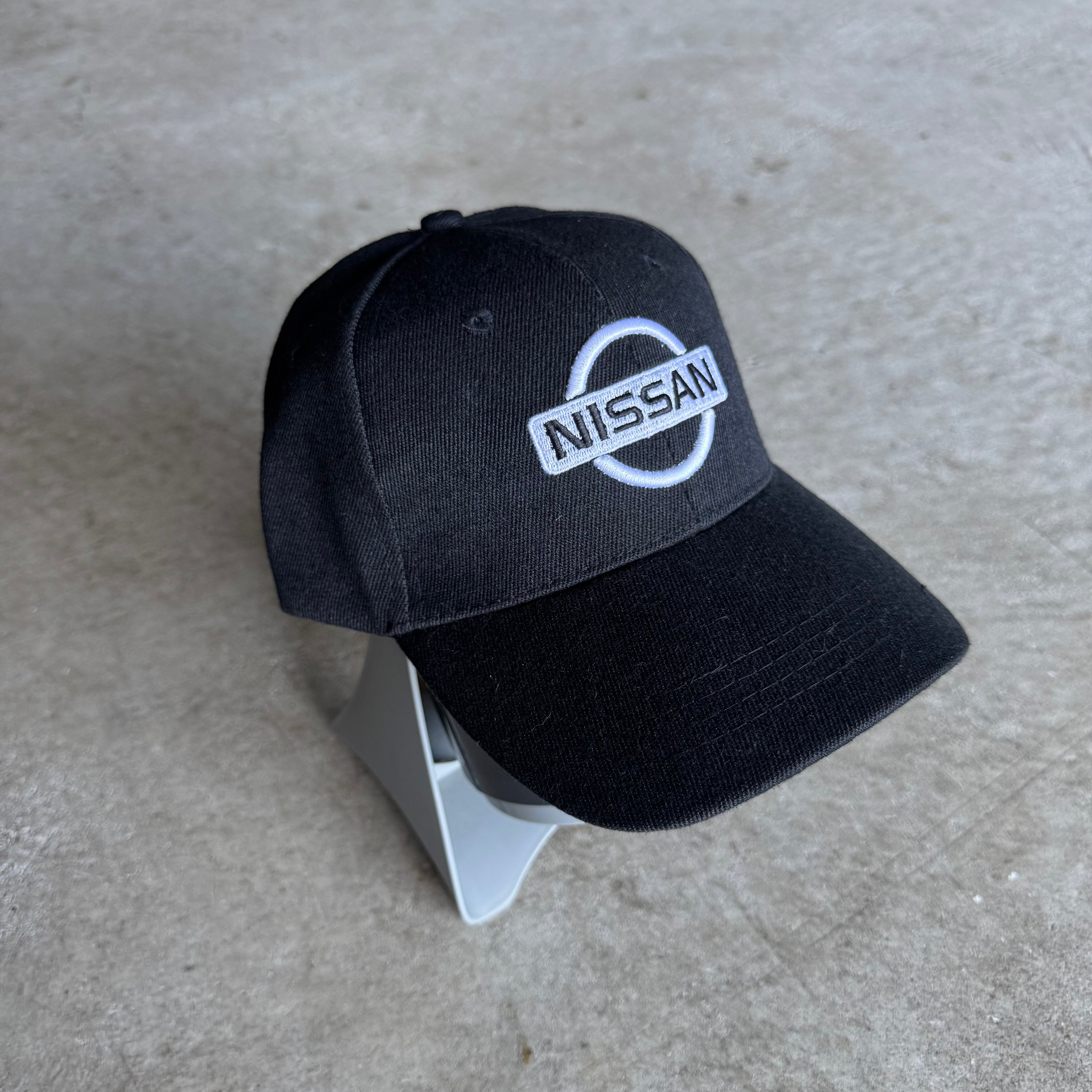 90s Nissan Embroidered Black Cap Hat