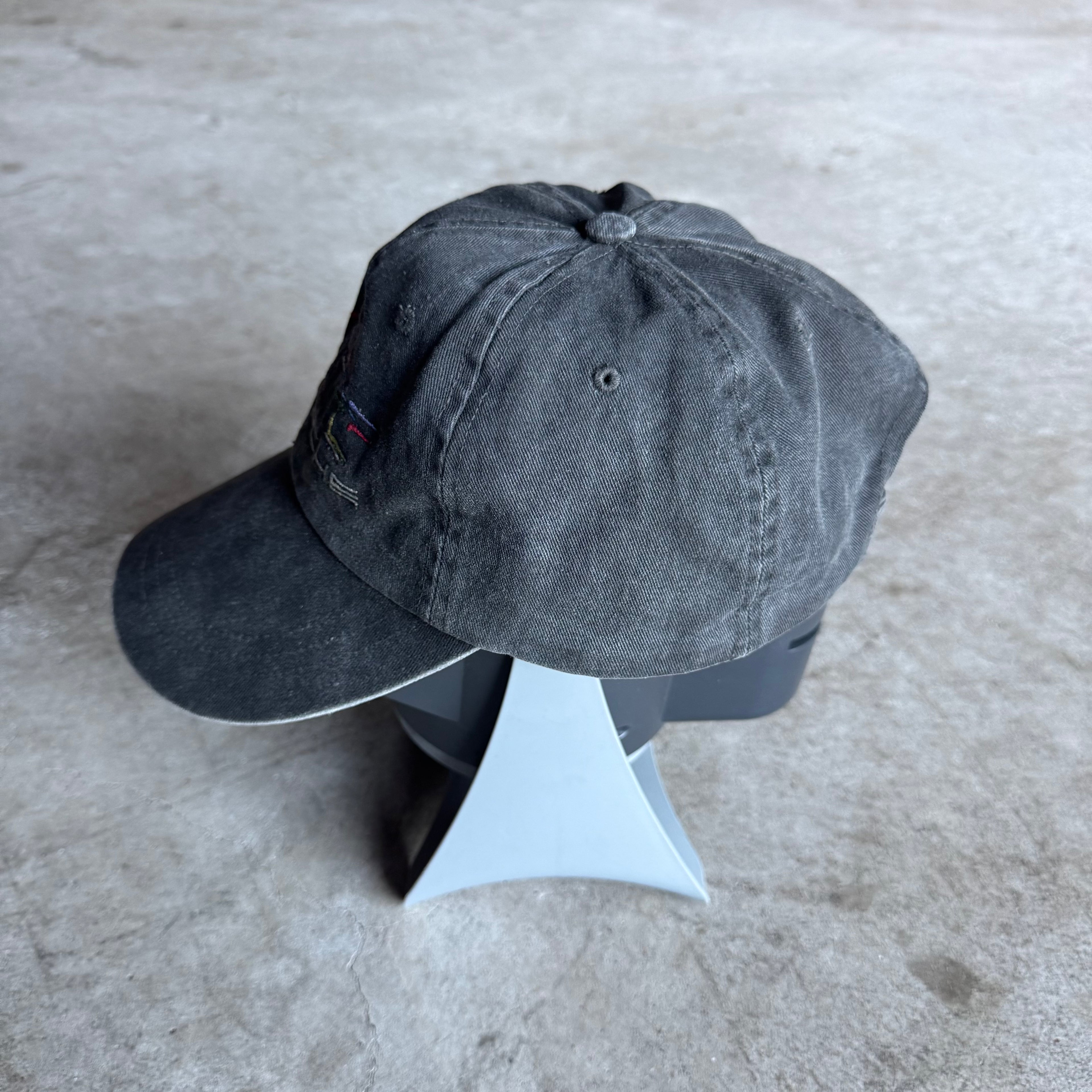 90s Porsche 911 Multi-color Silhouette Grey Adjustable Strapback Hat