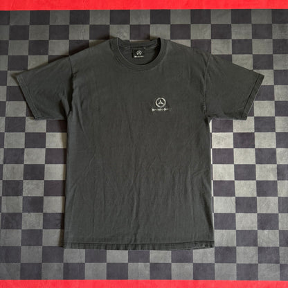 Vintage 90s Mercedes SLR SLS F1 Art Car Black T Shirt Size Large