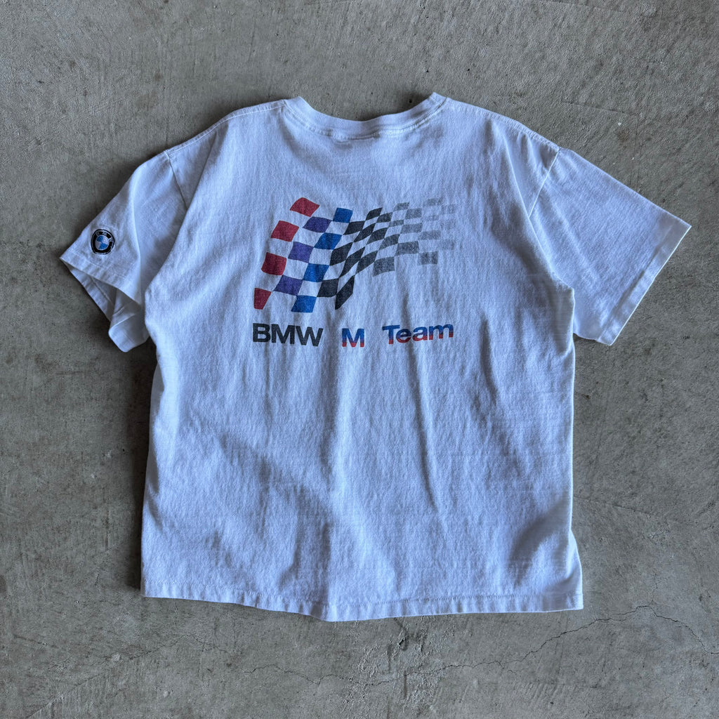 90s BMW M Power Flag White T Shirt (L)