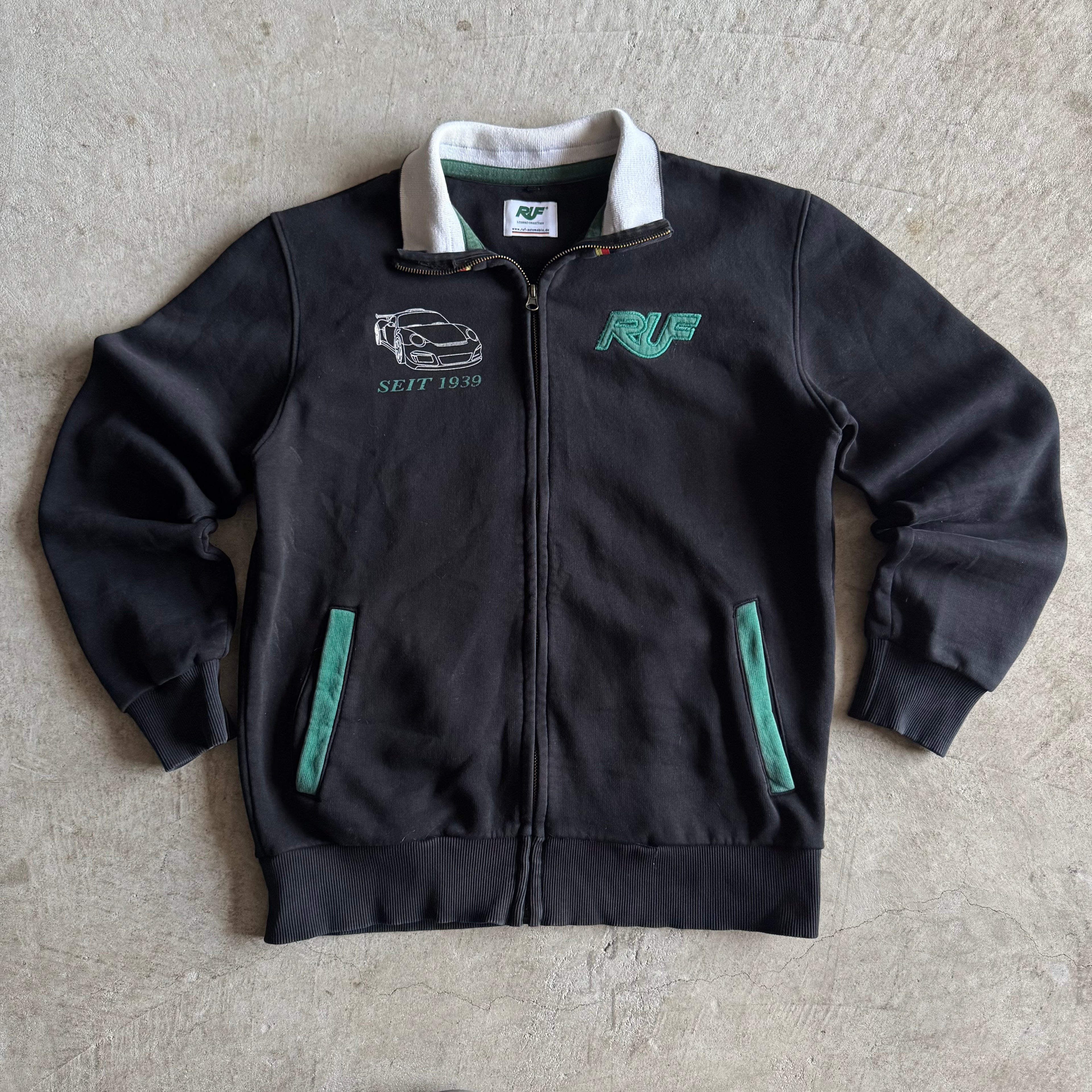 Vintage RUF Porsche SEIT 1939 Black Jacket Size XL
