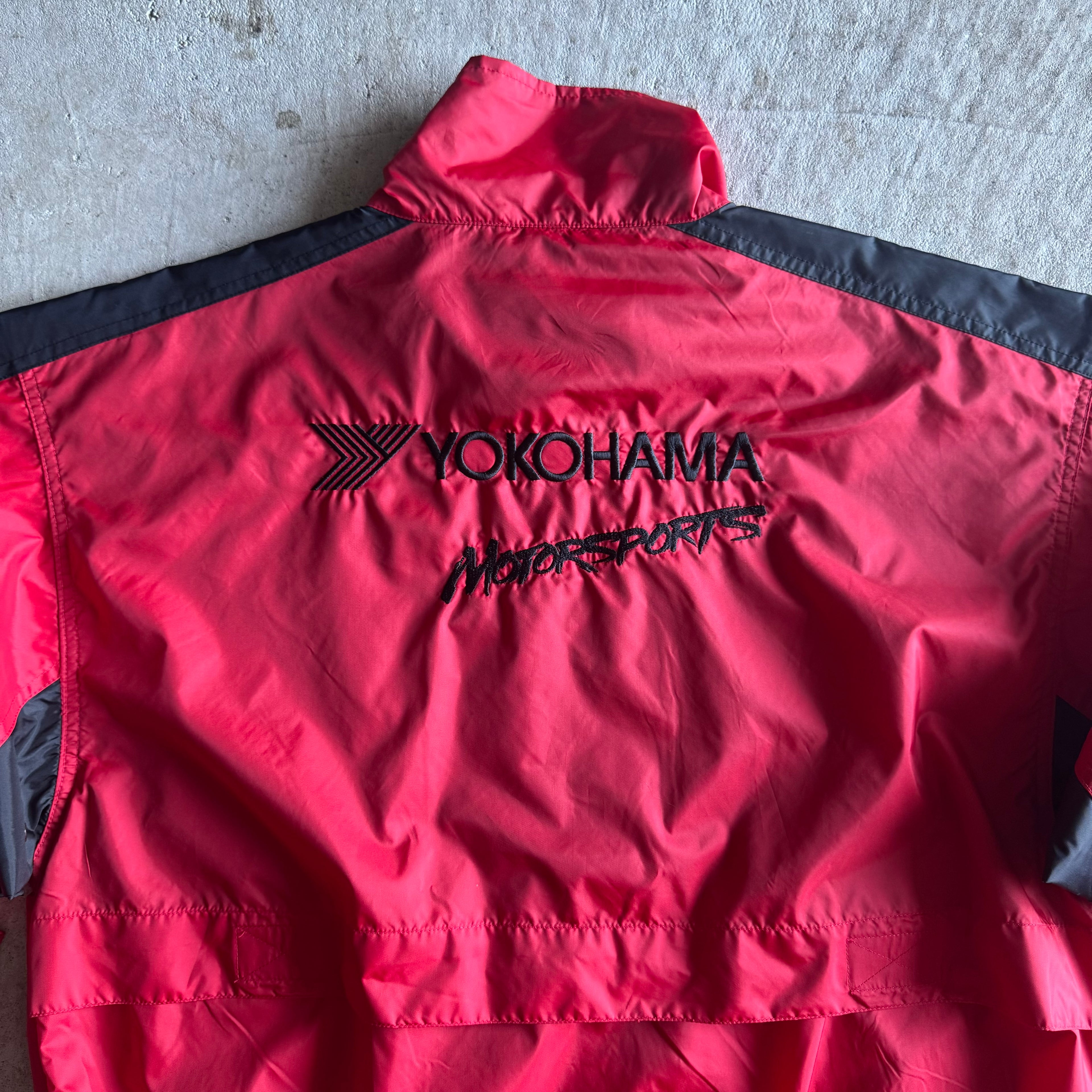 Vintage Yokohama Motorsports Windbreaker Jacket Size Medium