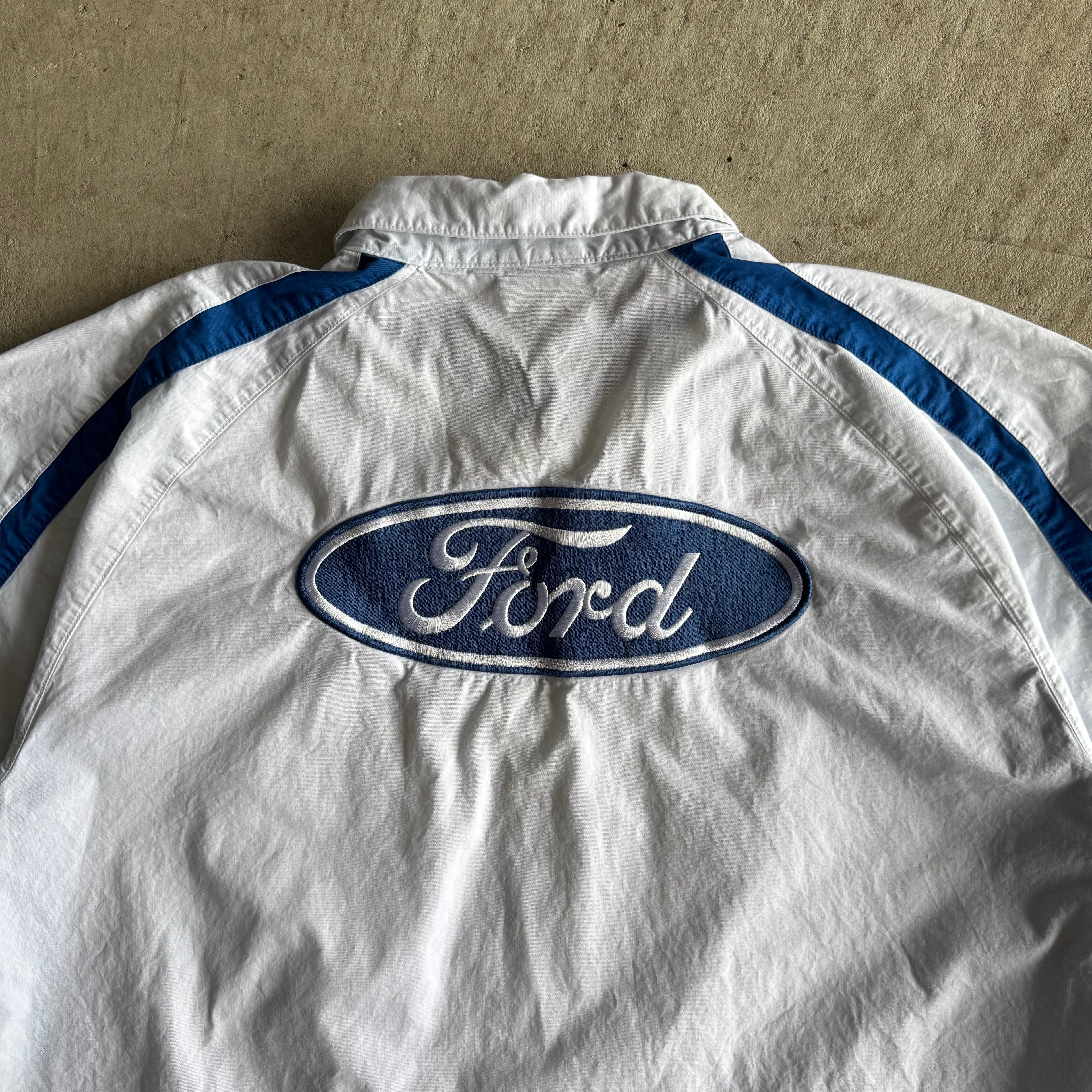 2000s Ford Marcus Gronholm Rallying Team Button Up Shirt (L) (Copy)