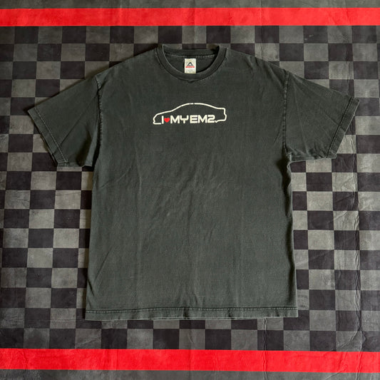 Honda Civic I <3 MY EM2 Black T Shirt